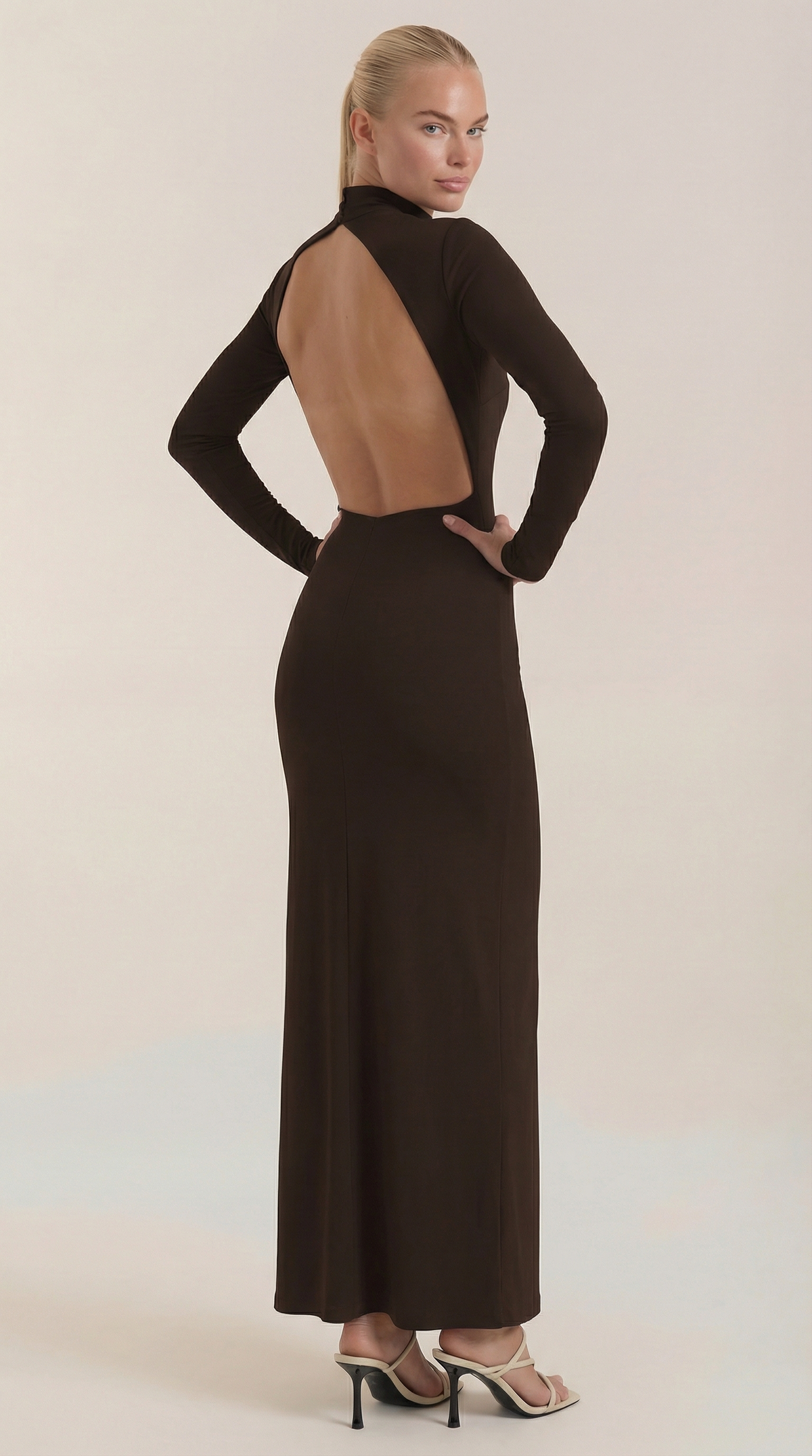 Krista High-Neck Maxi Dress