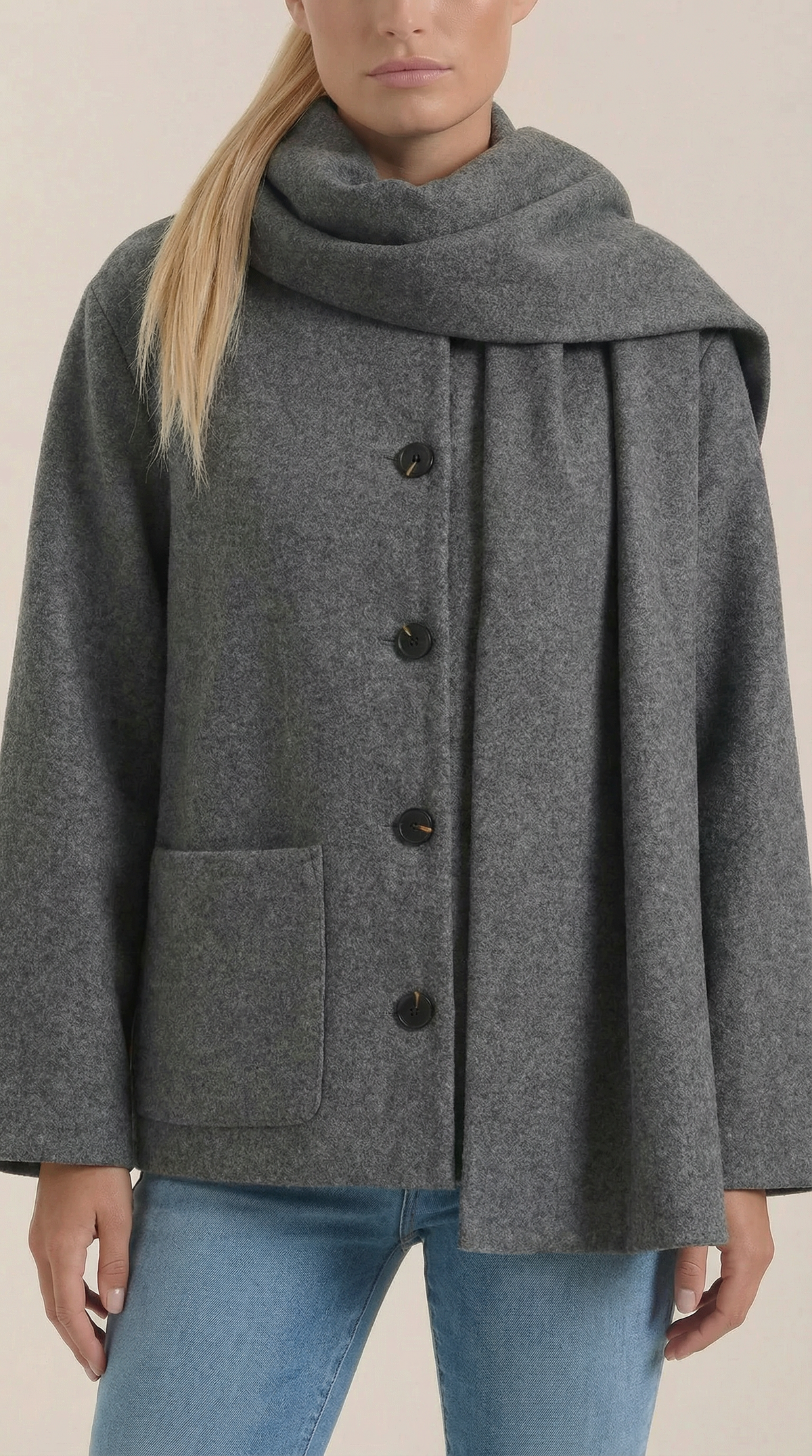 Kristina Cozy Coat-Cape