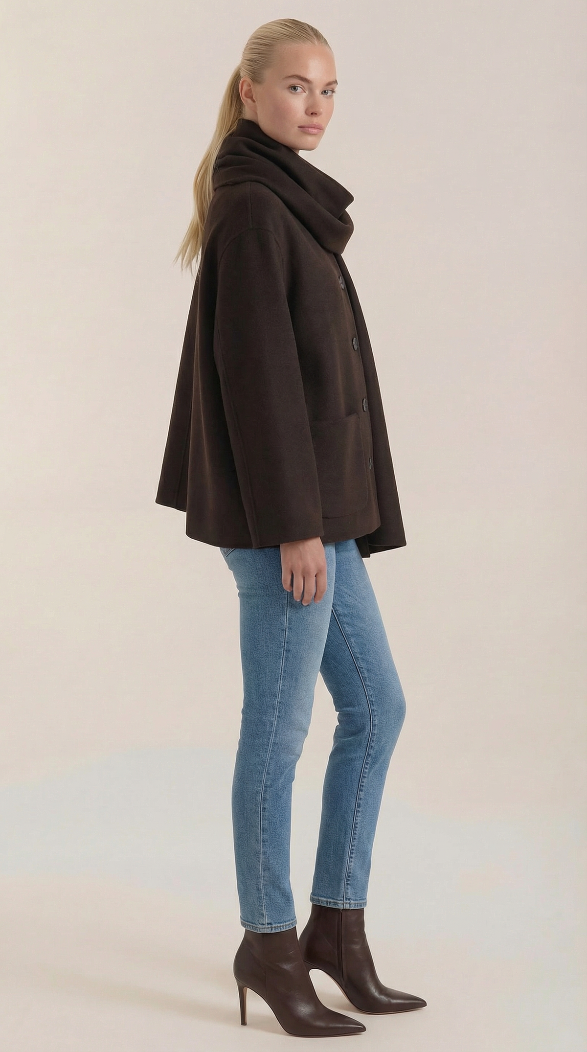 Kristina Cozy Coat-Cape