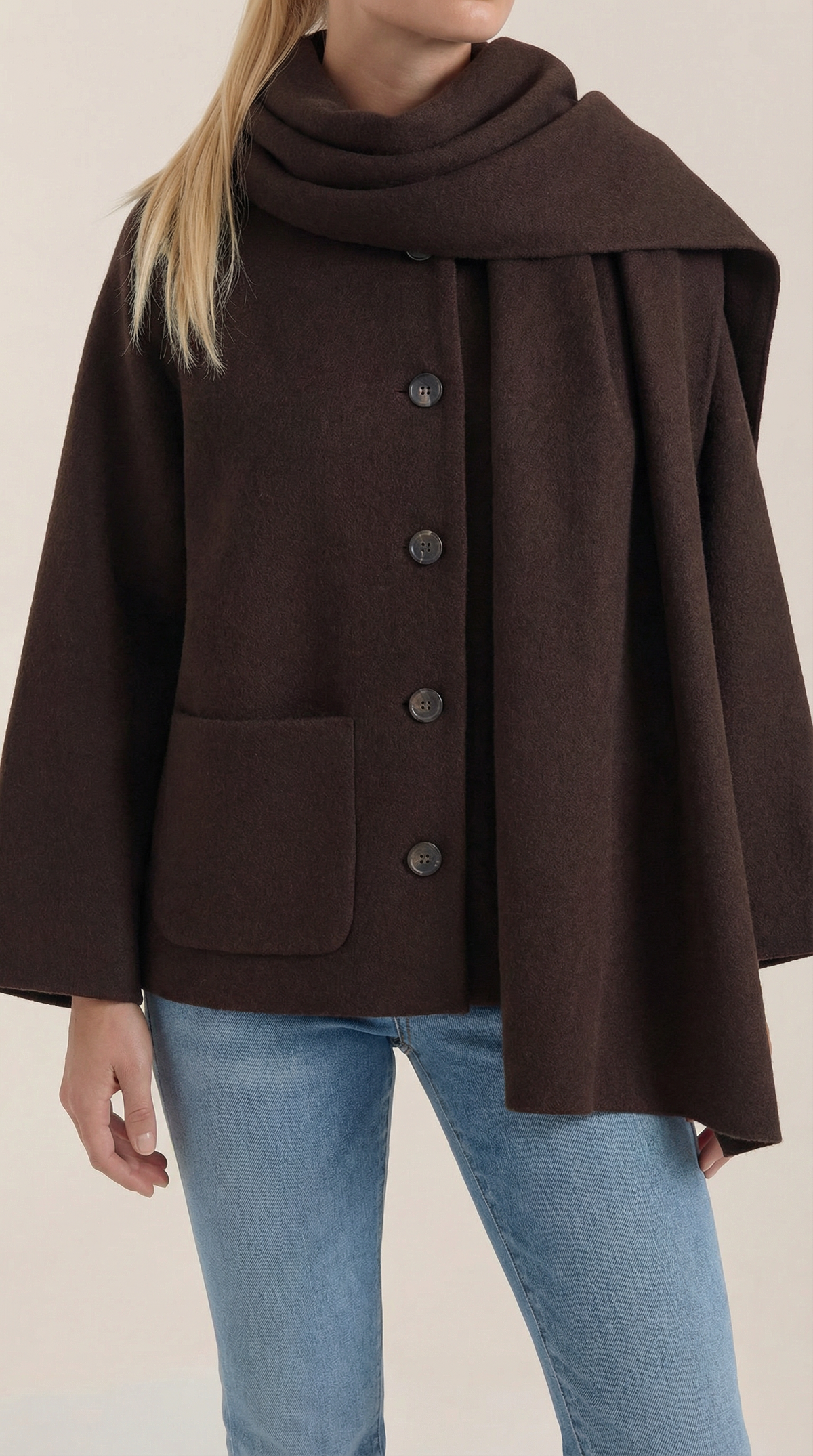 Kristina Cozy Coat-Cape