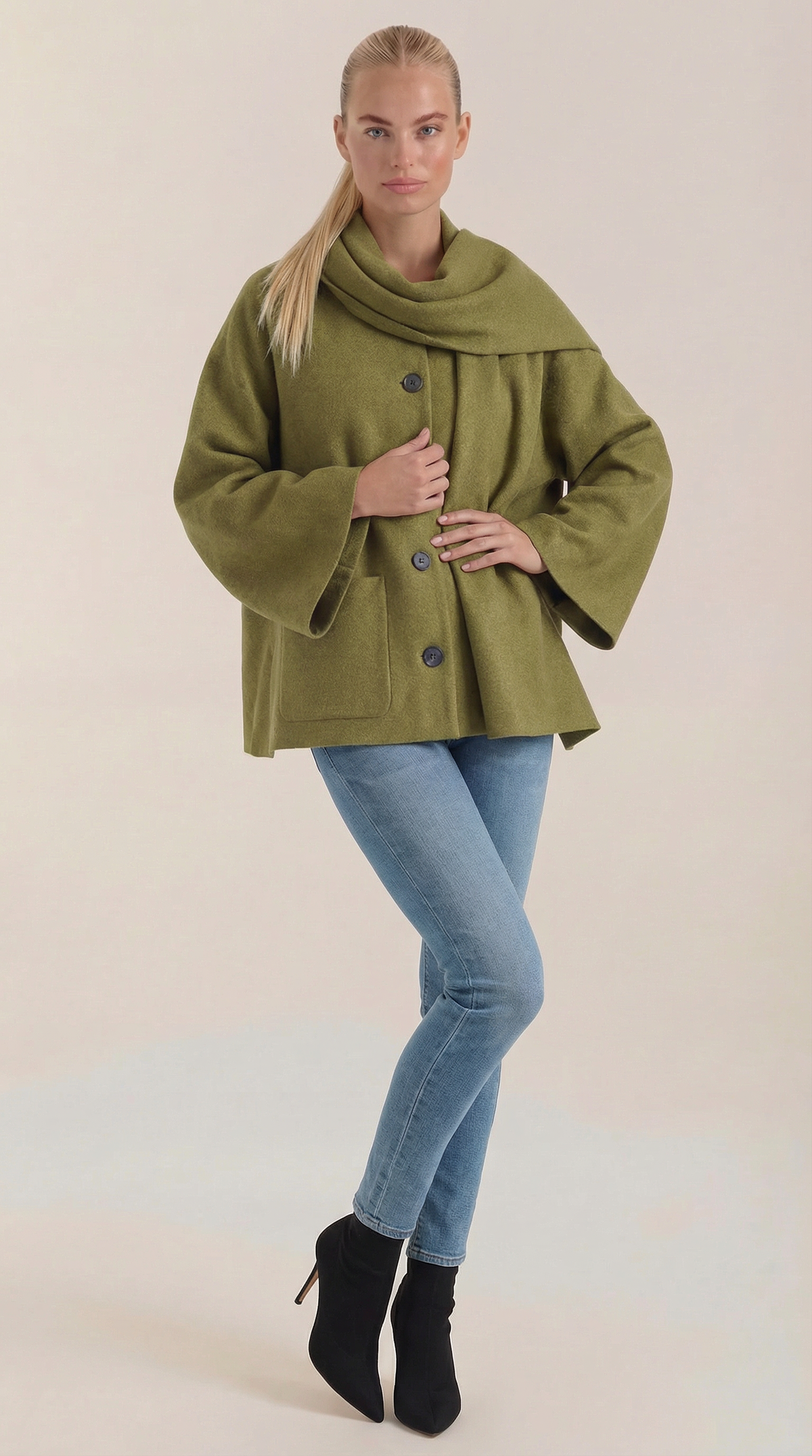 Kristina Cozy Coat-Cape