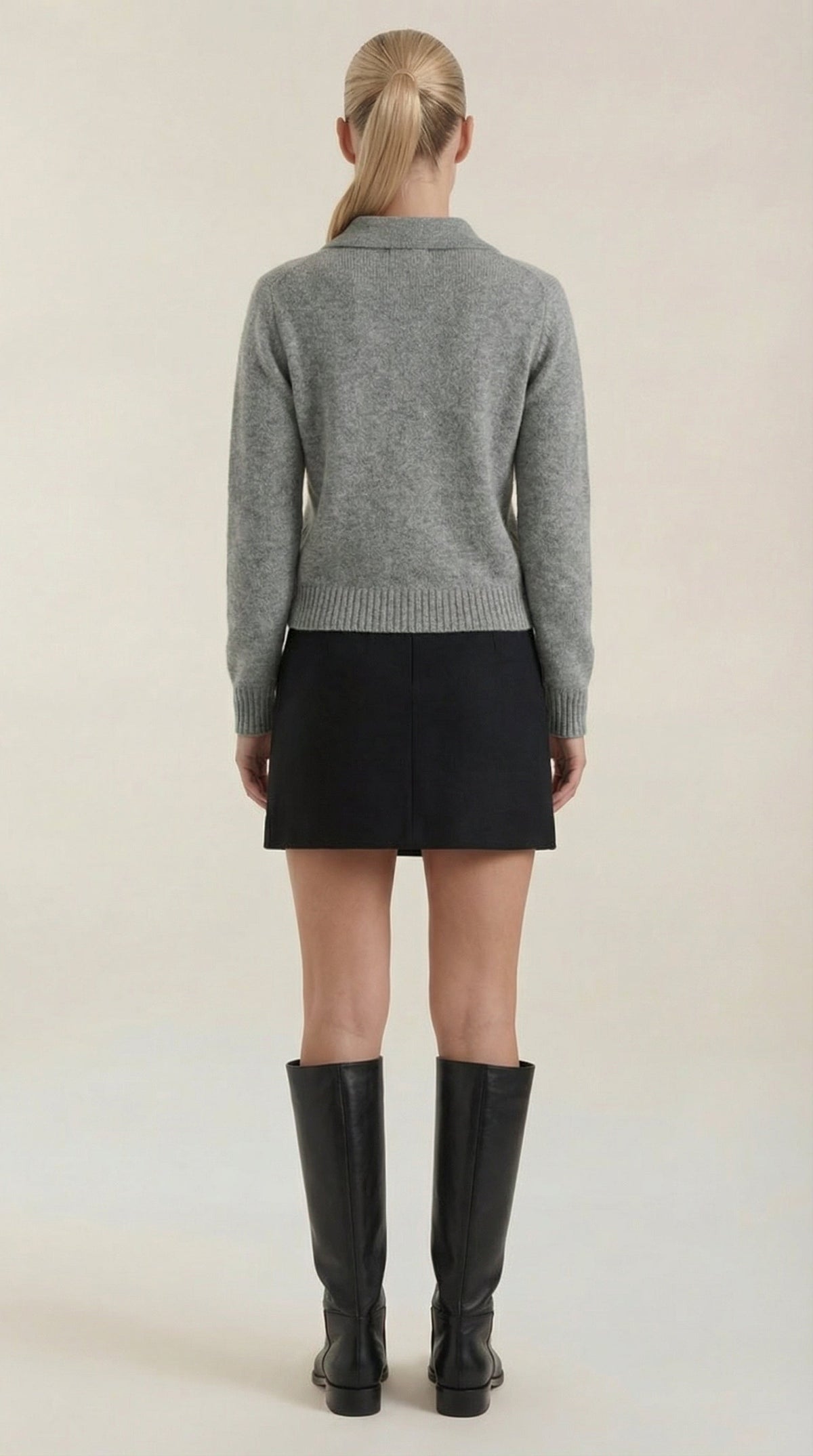 Kristy Knitted Polo Sweater