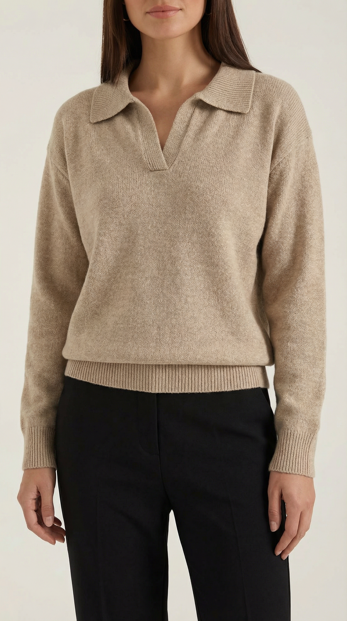 Margaret Casual V-neck Sweater