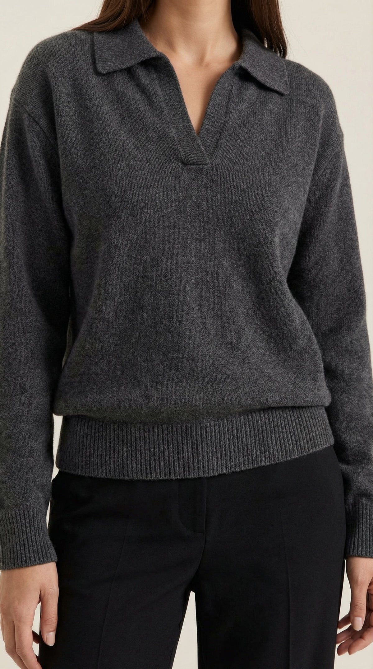 Margaret Casual V-neck Sweater