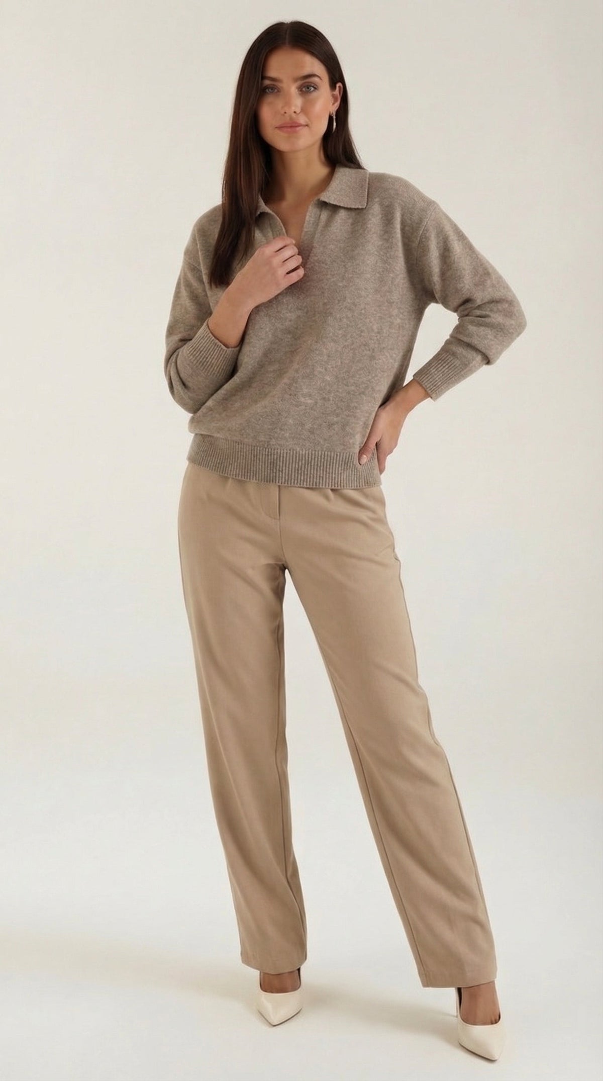 Margaret Casual V-neck Sweater