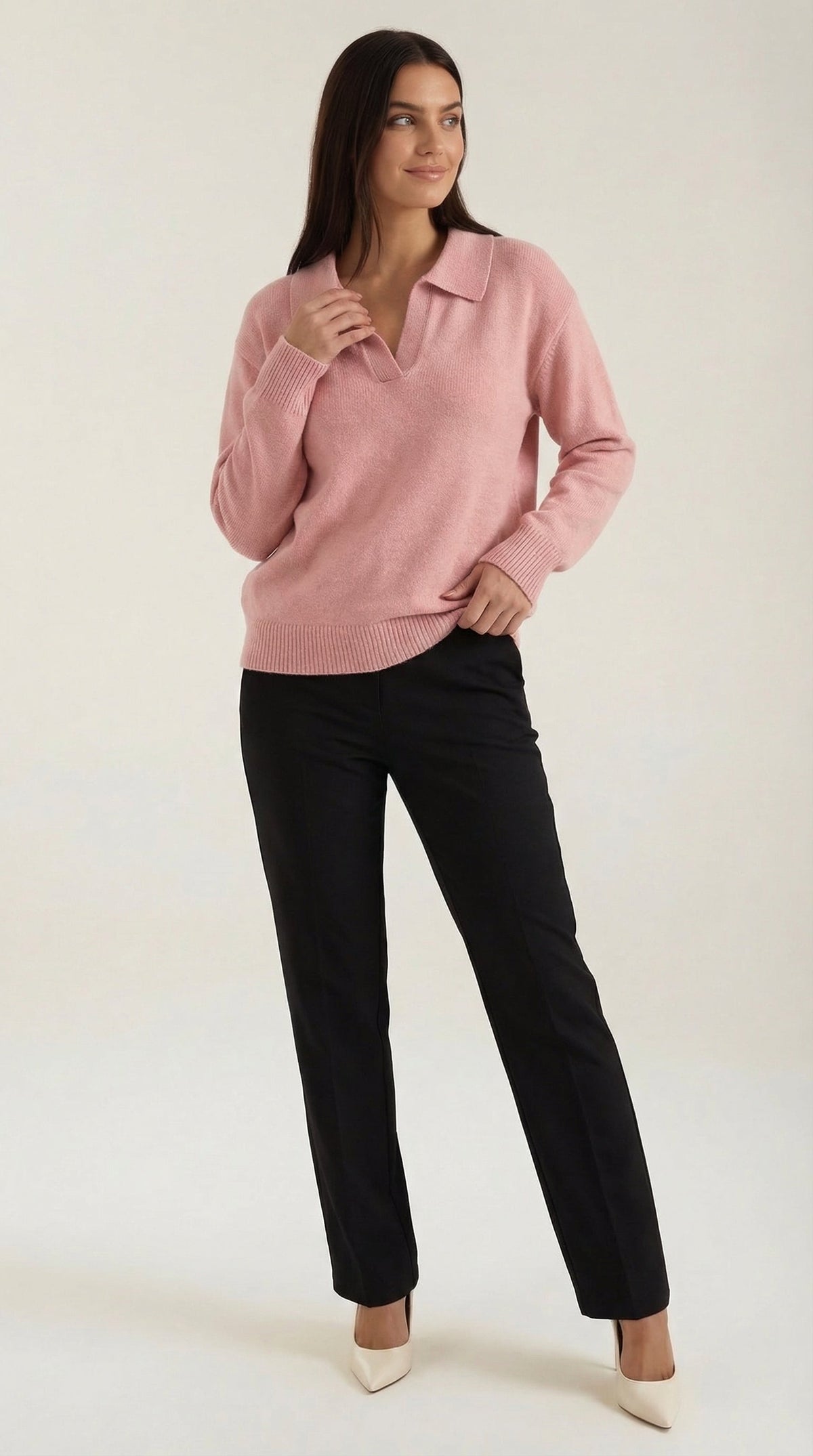 Margaret Casual V-neck Sweater