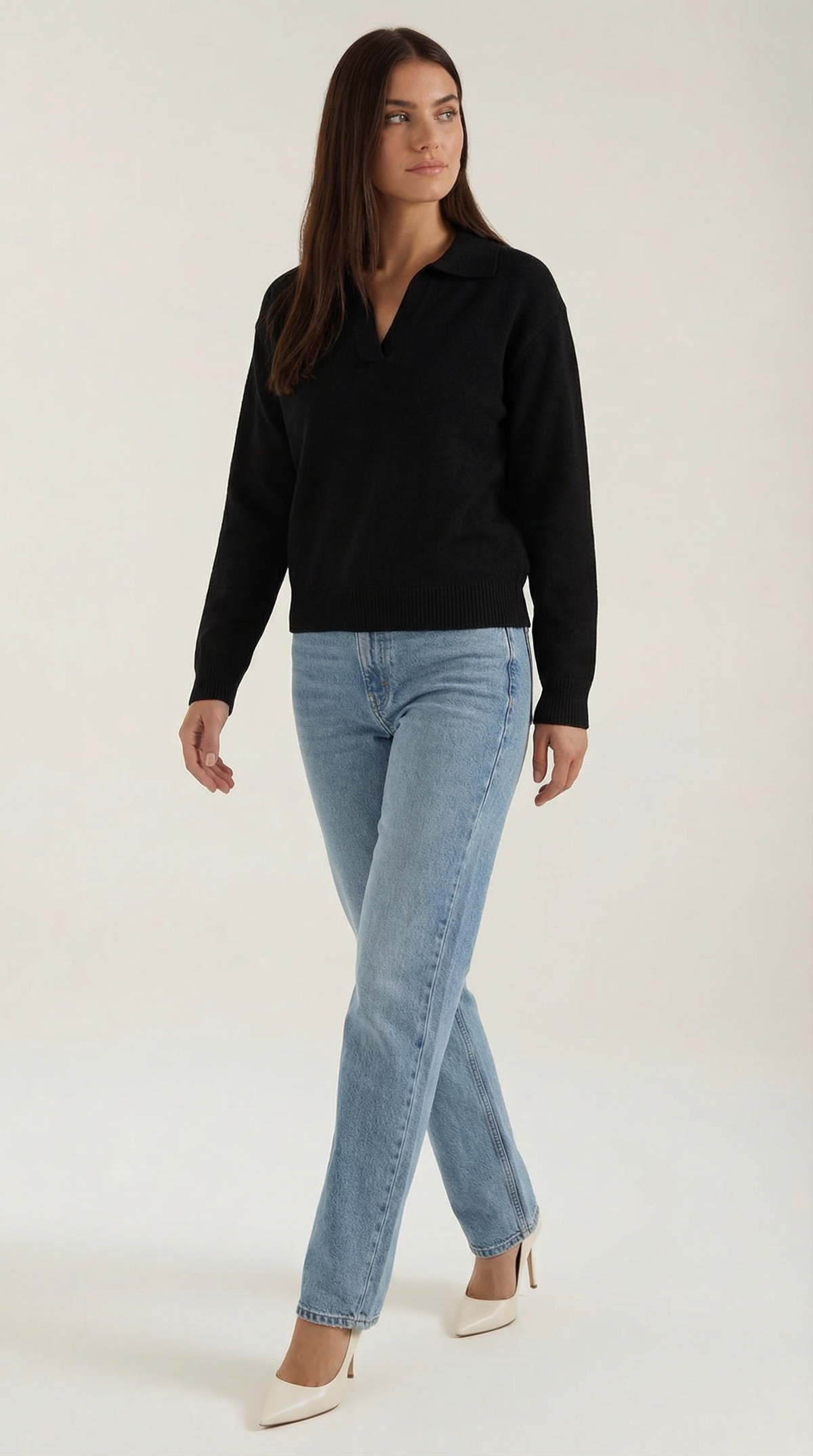 Margaret Casual V-neck Sweater