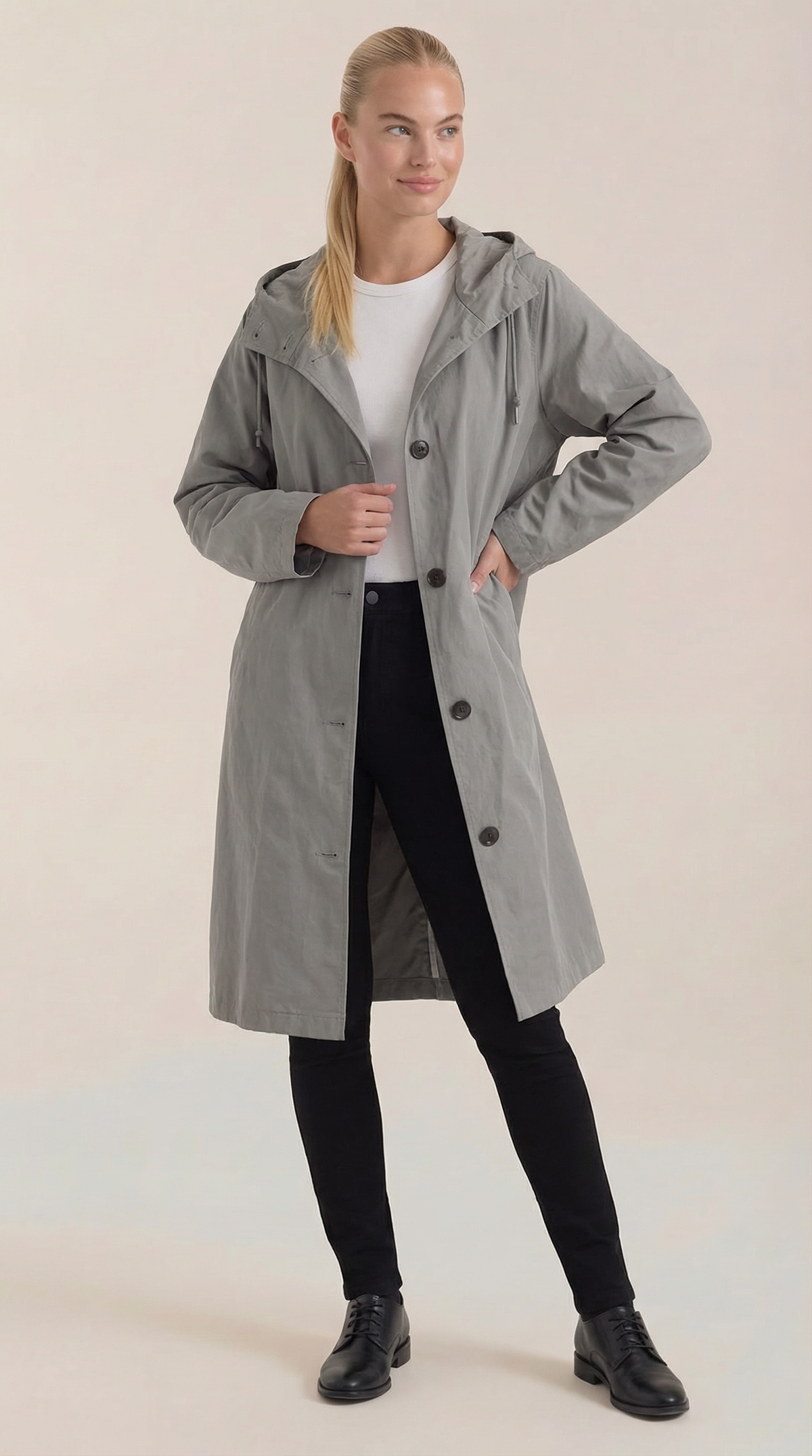 Margie waterproof hooded jacket