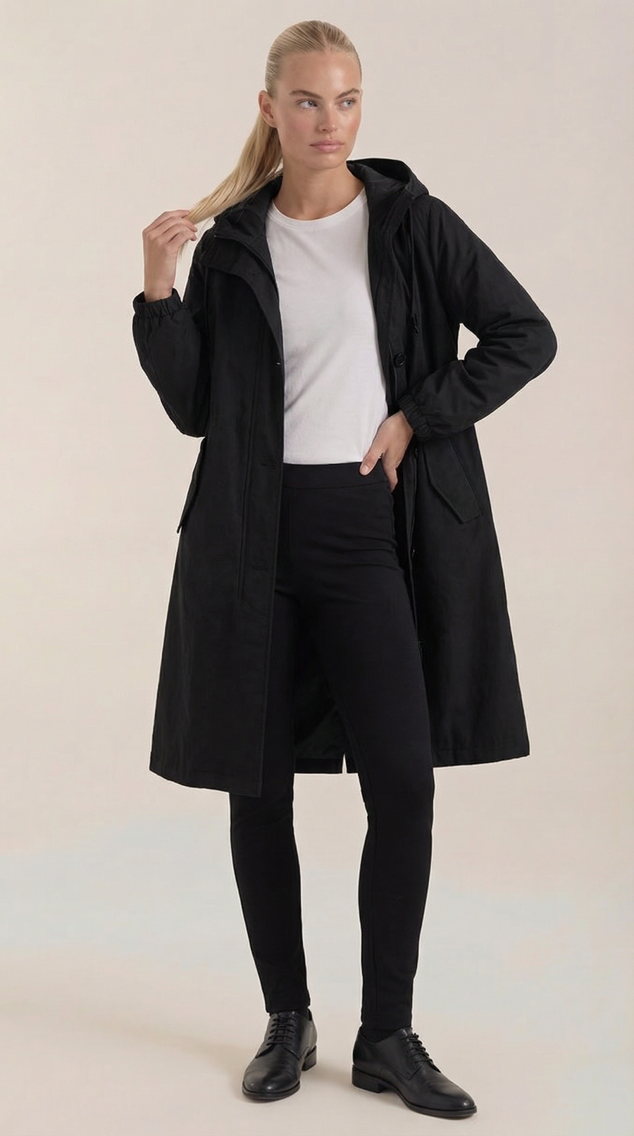 Margie waterproof hooded jacket