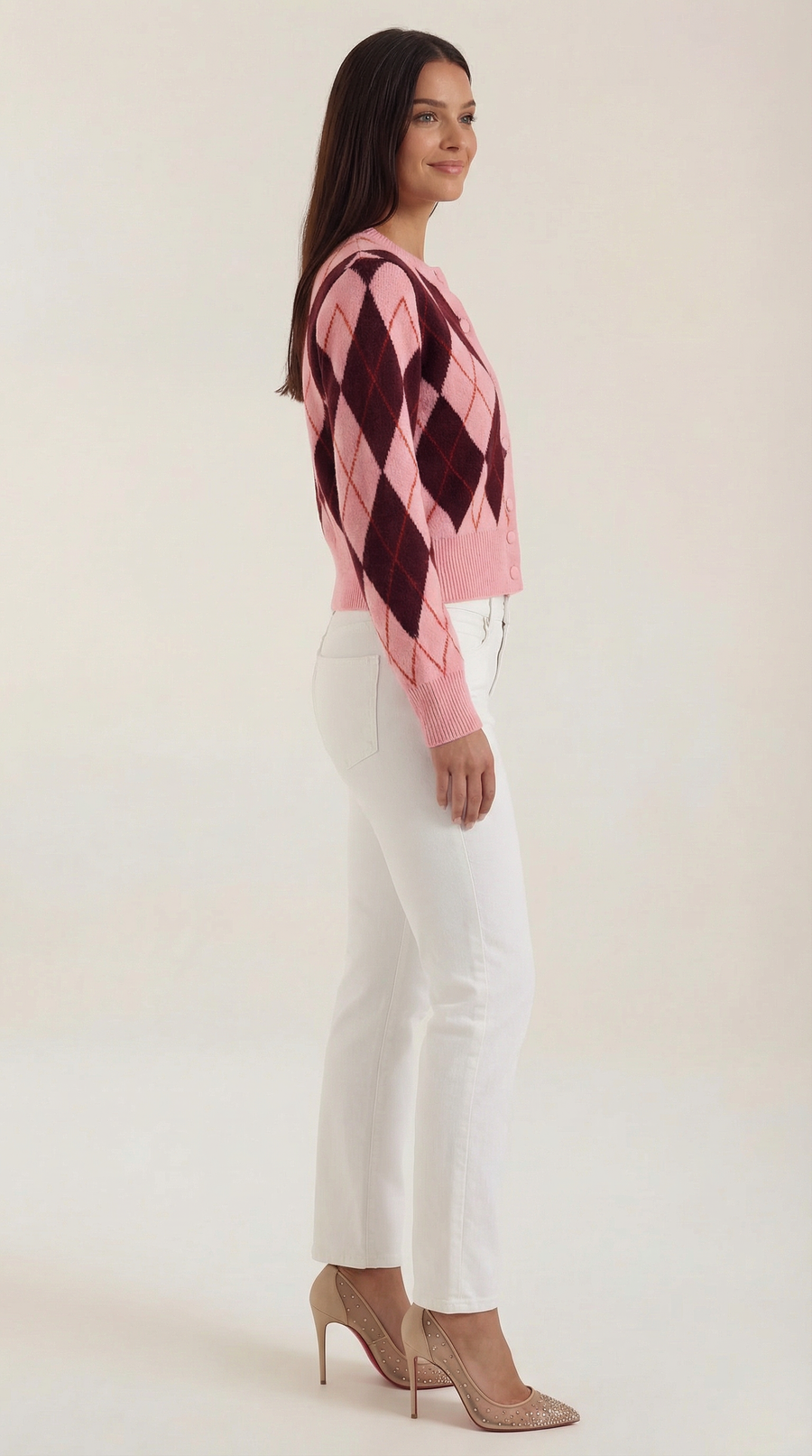 Largo Cardigan de Punto Melody con Mangas Largas