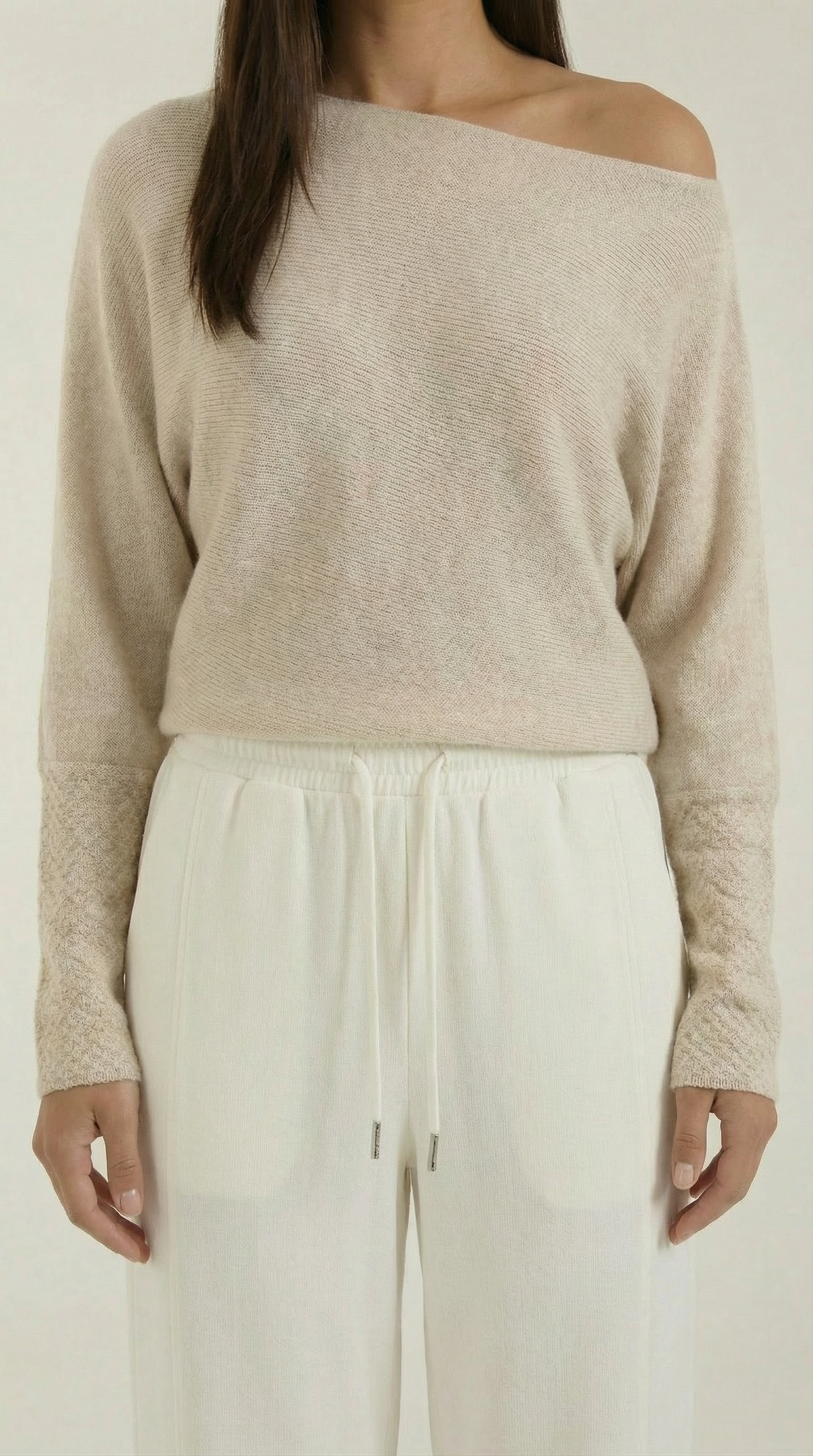Mildred Off-Shoulder Knit Sweater
