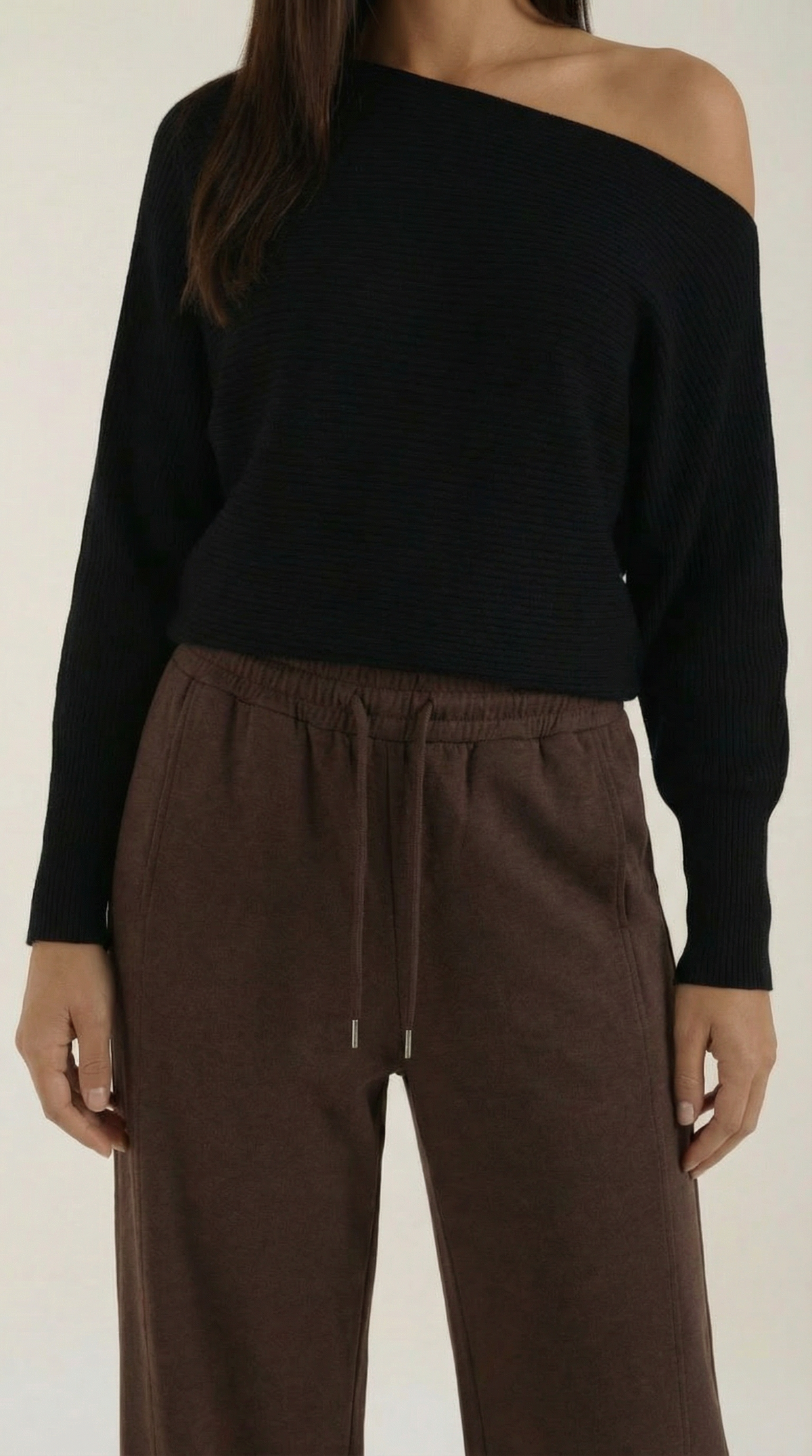 Mildred Off-Shoulder Knit Sweater