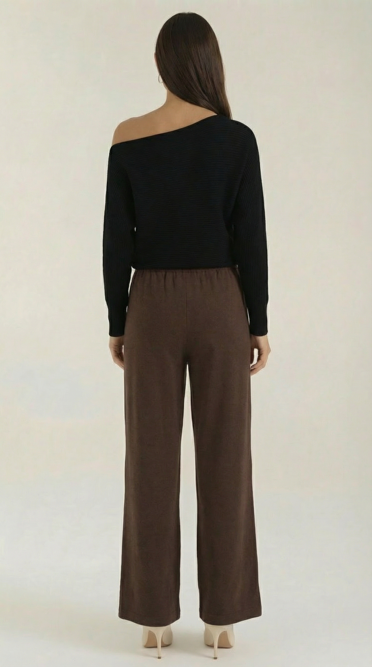 Mildred Off-Shoulder Knit Sweater