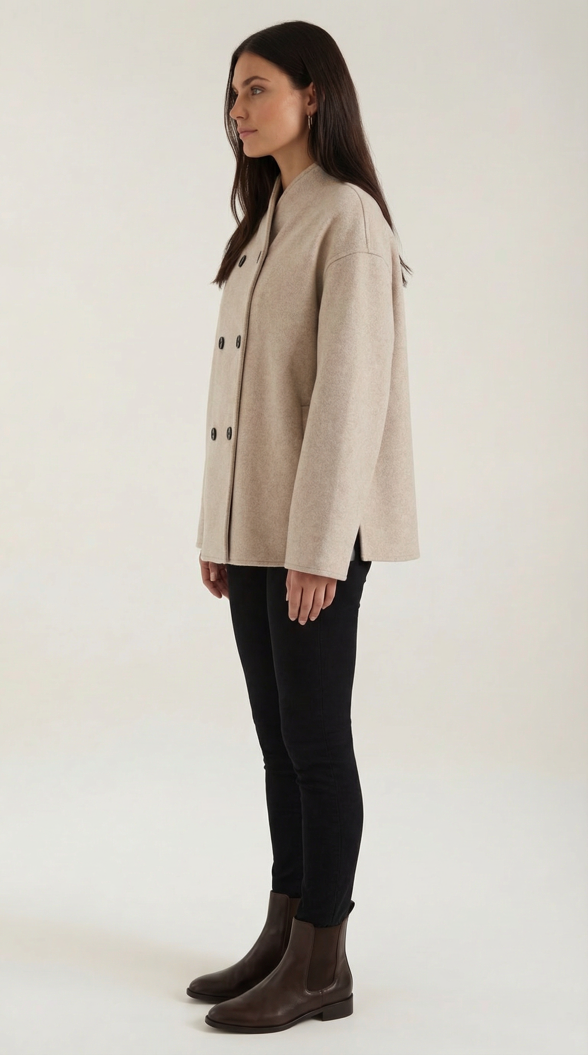 'Pamela' Oversized Button-Up Jacket