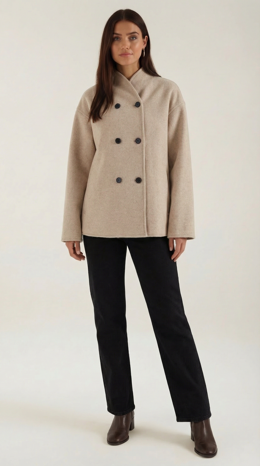 'Pamela' Oversized Button-Up Jacket