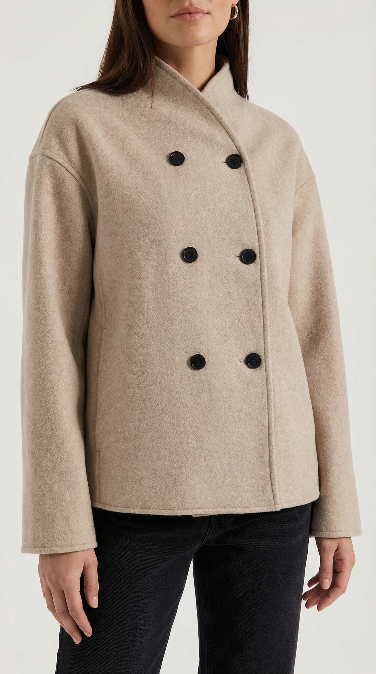 'Pamela' Oversized Button-Up Jacket