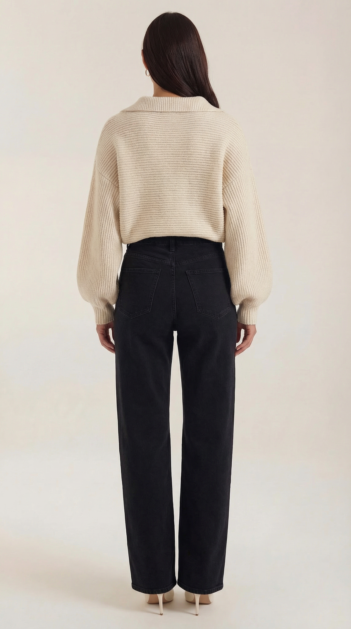 Chunky knit turtleneck sweater