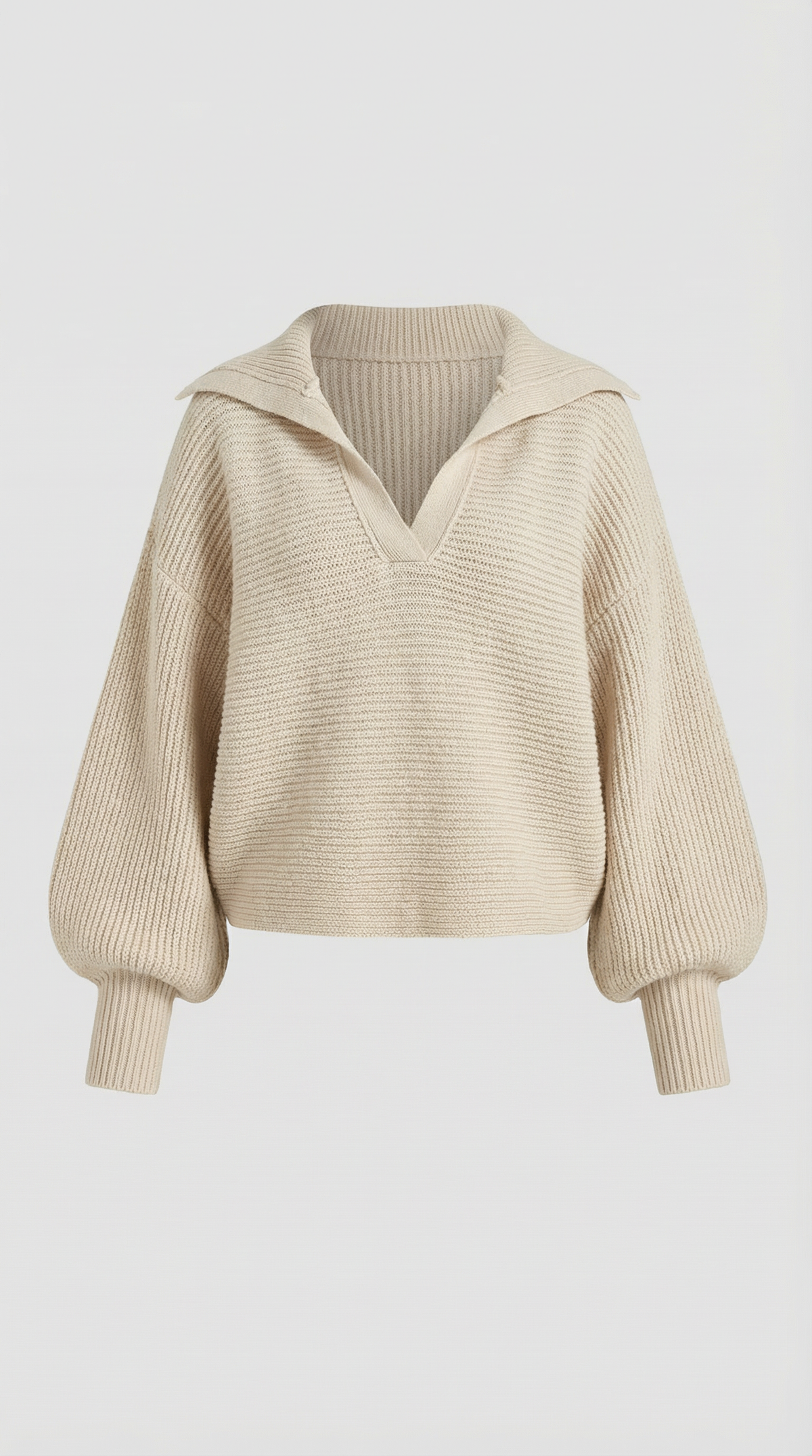 Chunky knit turtleneck sweater