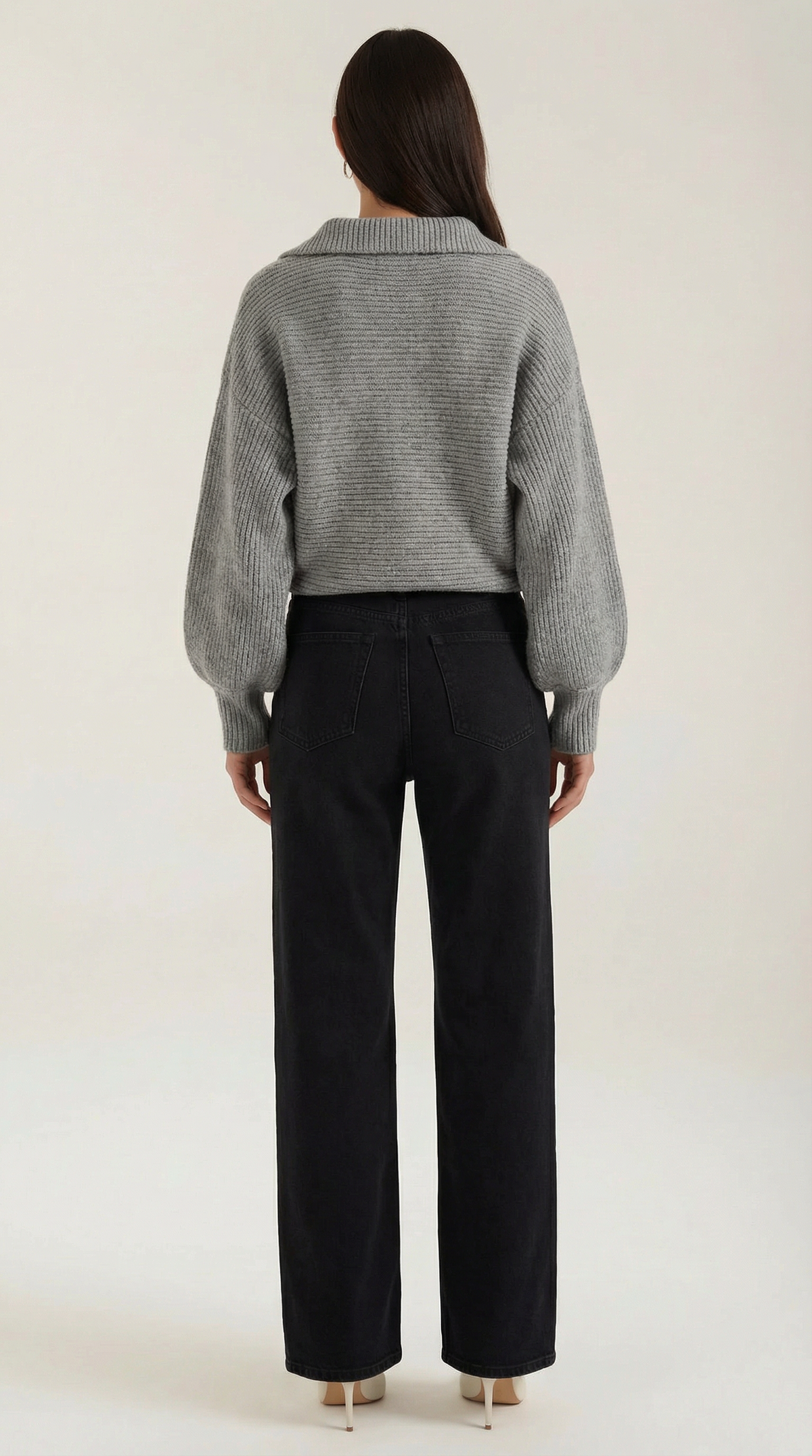 Chunky knit turtleneck sweater