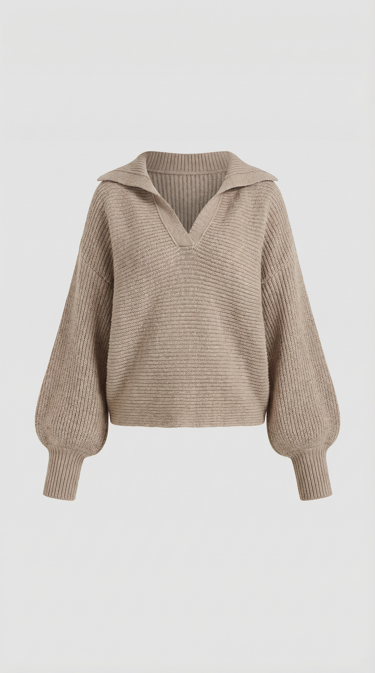 Chunky knit turtleneck sweater