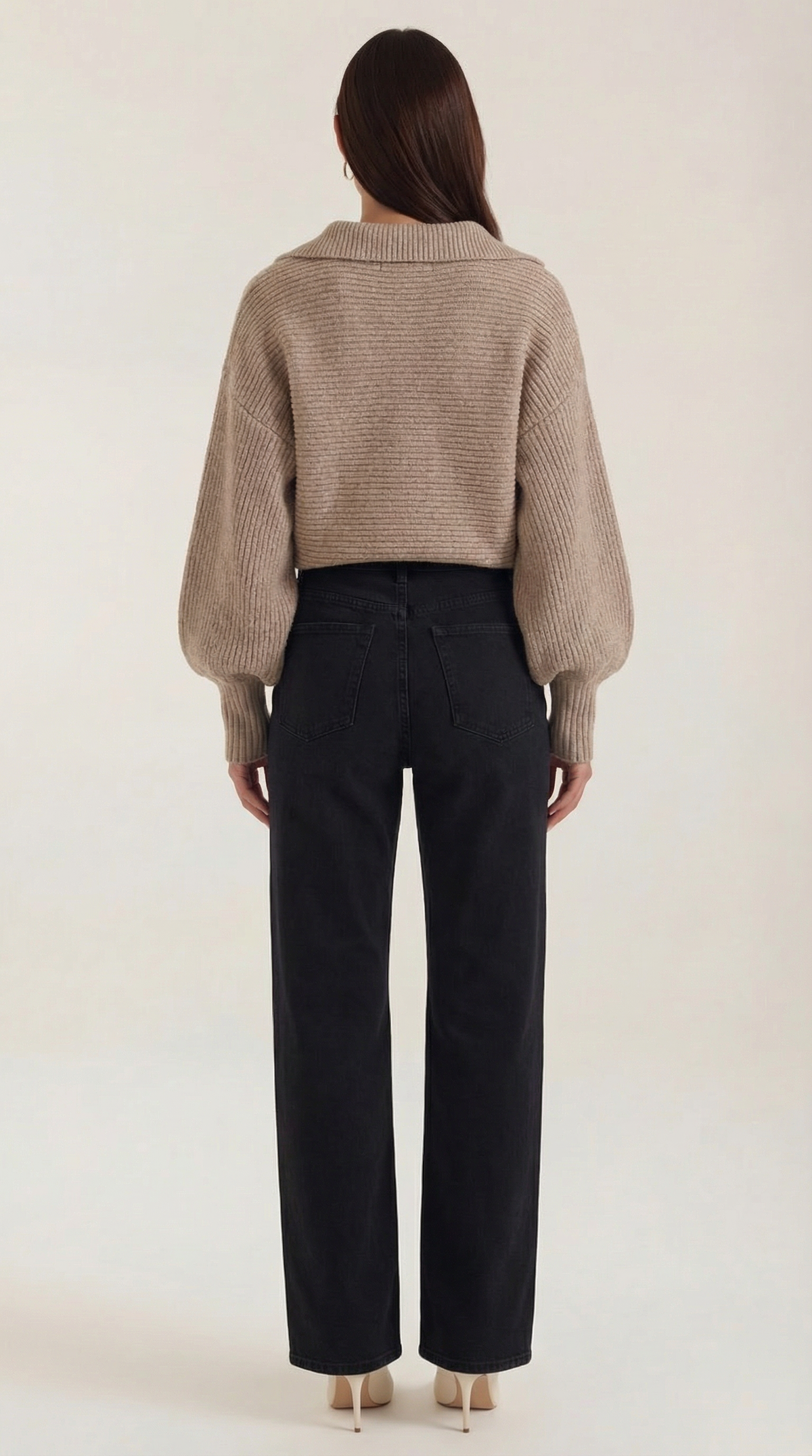 Chunky knit turtleneck sweater