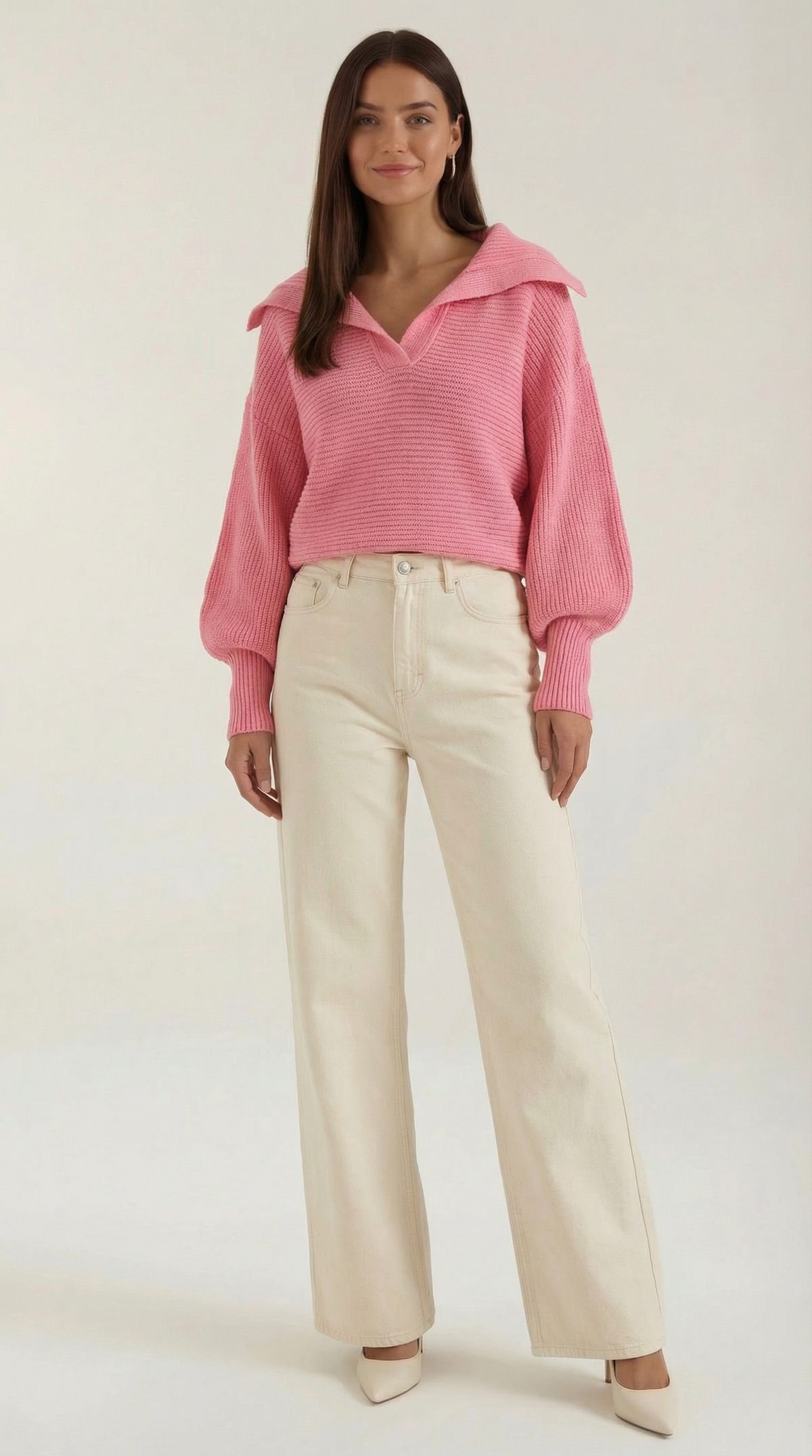 Chunky knit turtleneck sweater