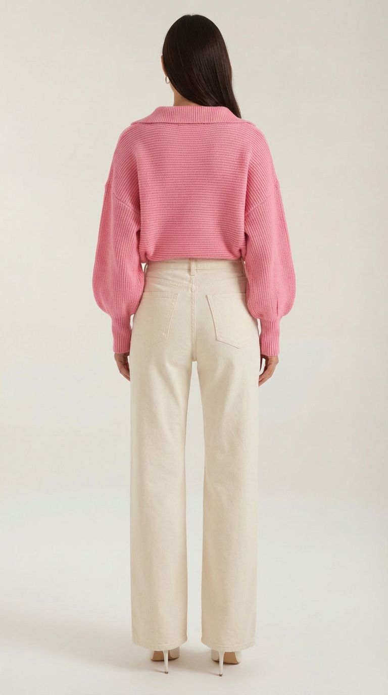 Chunky knit turtleneck sweater