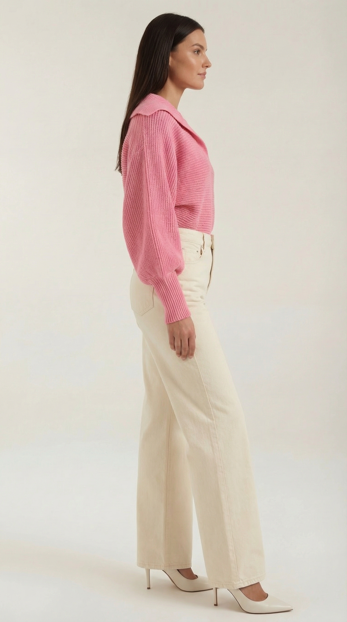 Chunky knit turtleneck sweater