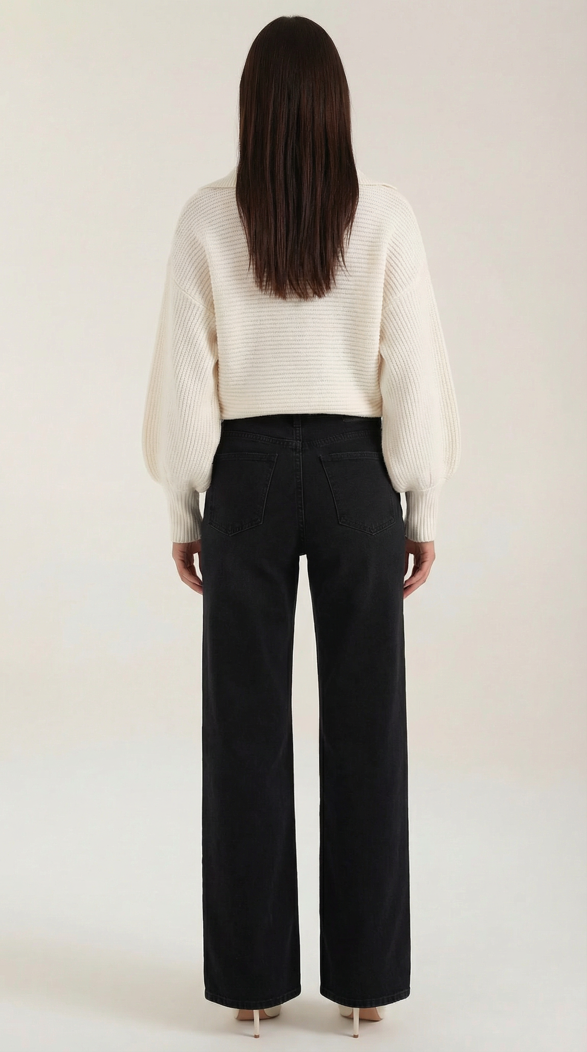 Chunky knit turtleneck sweater