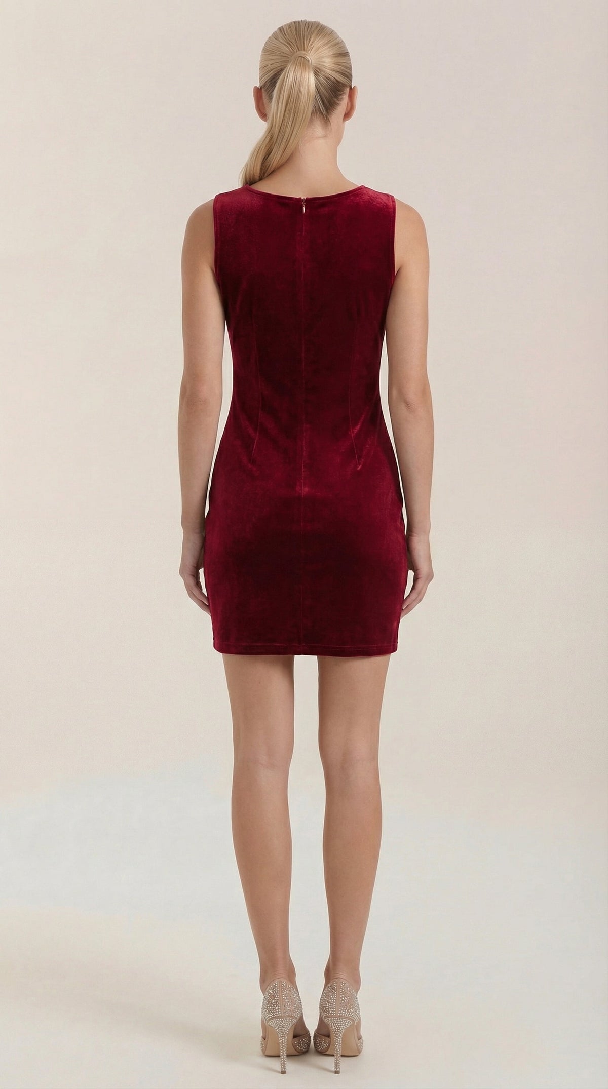 Rachelle Velvet Square Neck Mini Dress