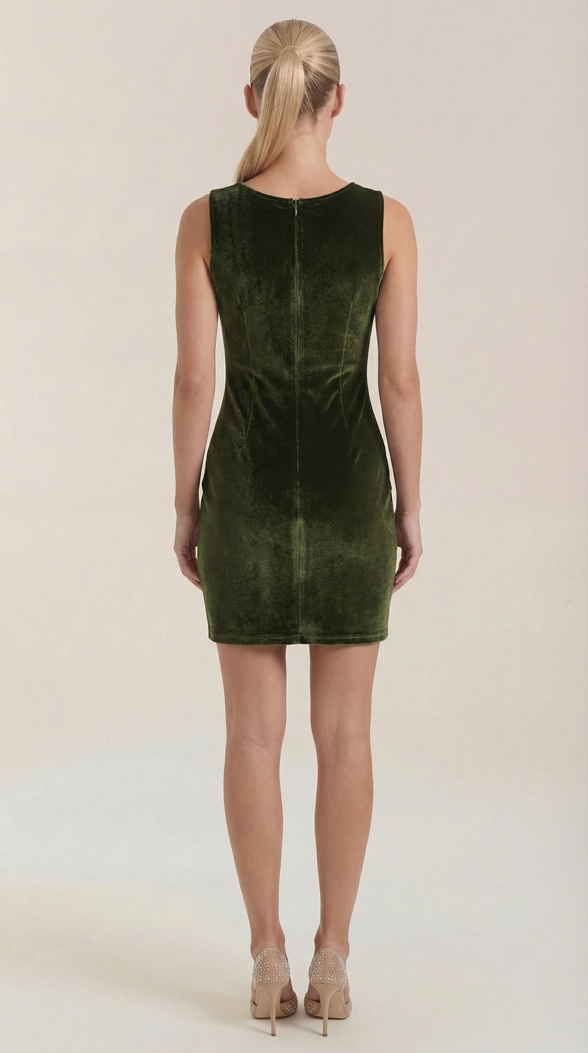 Rachelle Velvet Square Neck Mini Dress