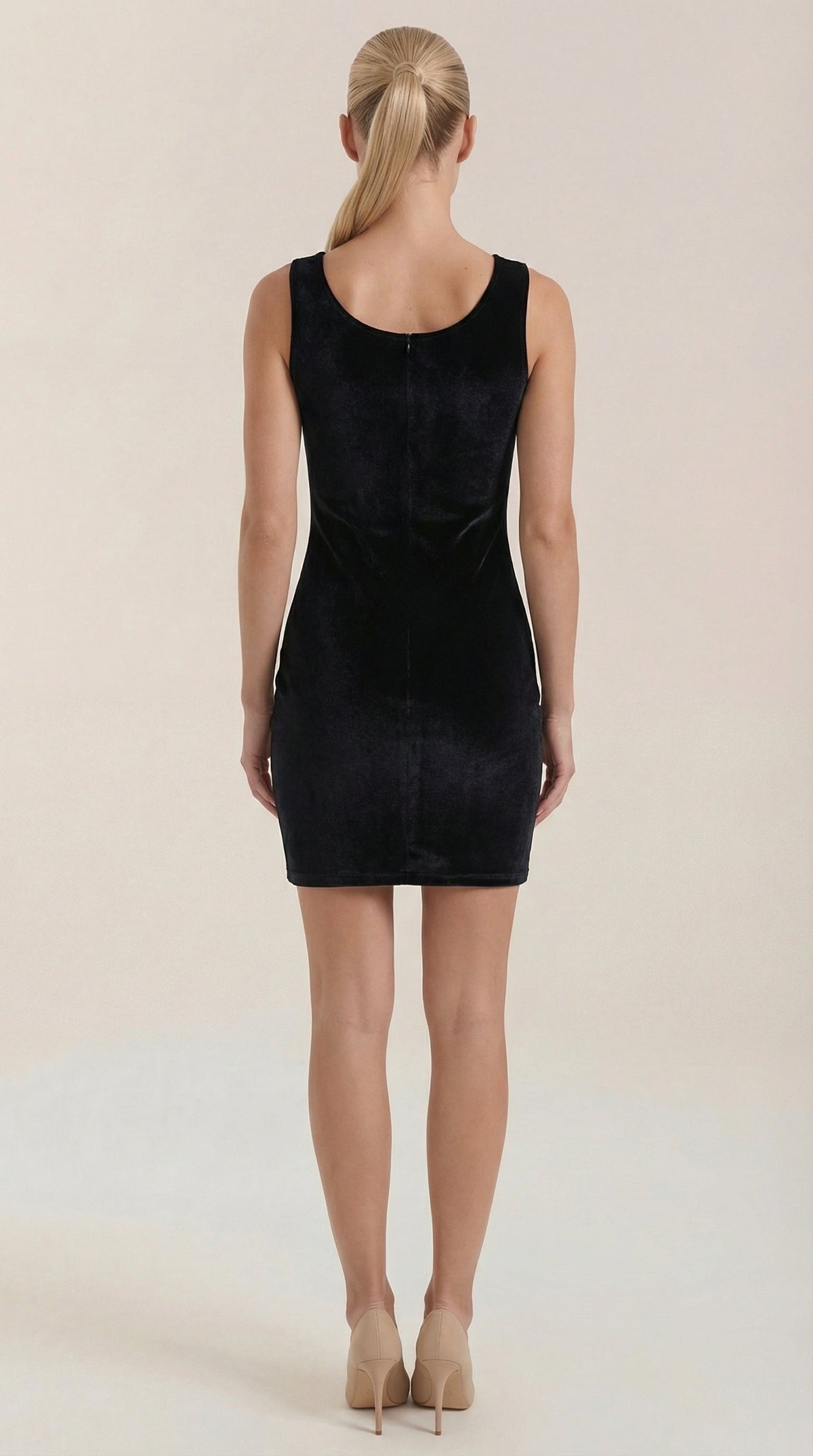 Rachelle Velvet Square Neck Mini Dress