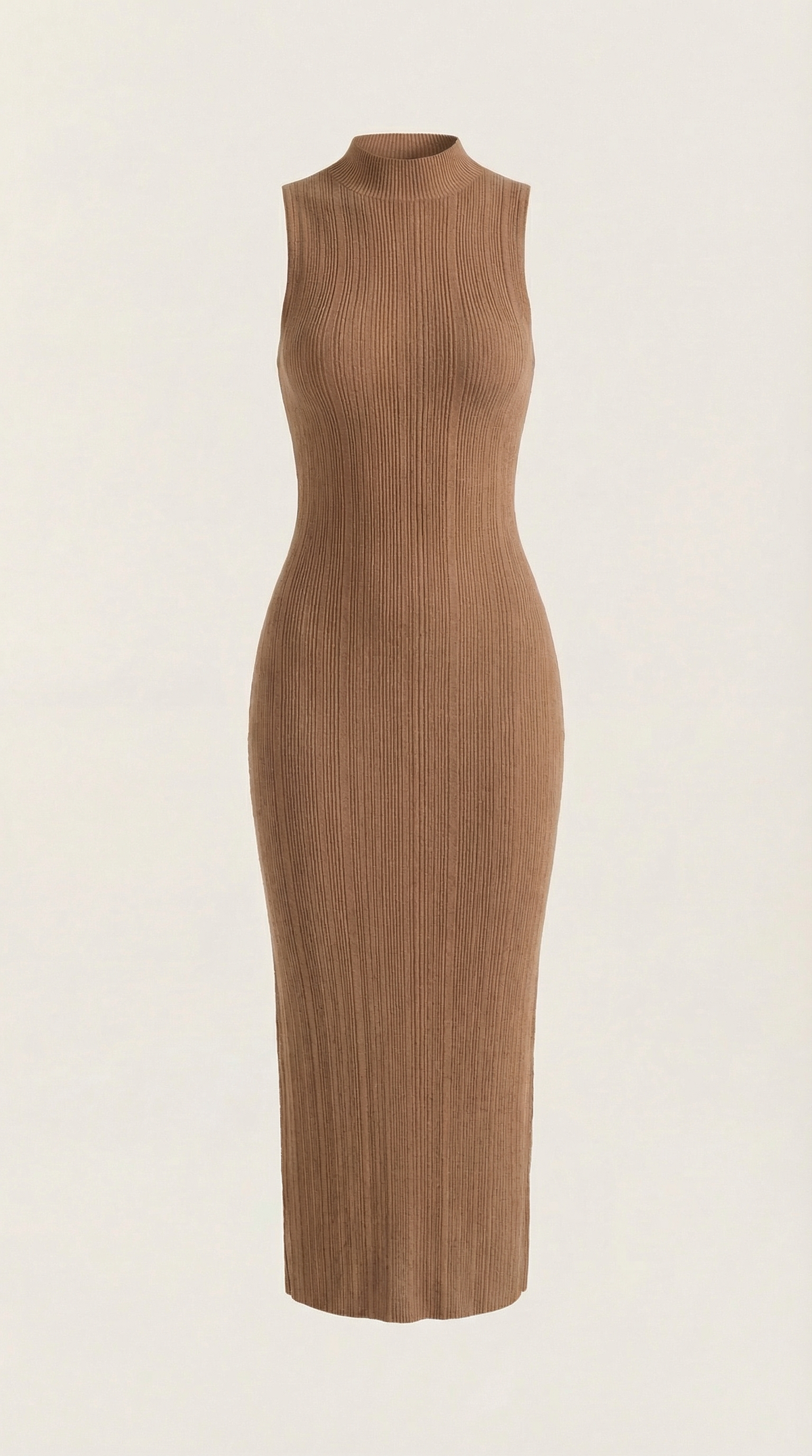 Sonia fitted high-neck midi dress