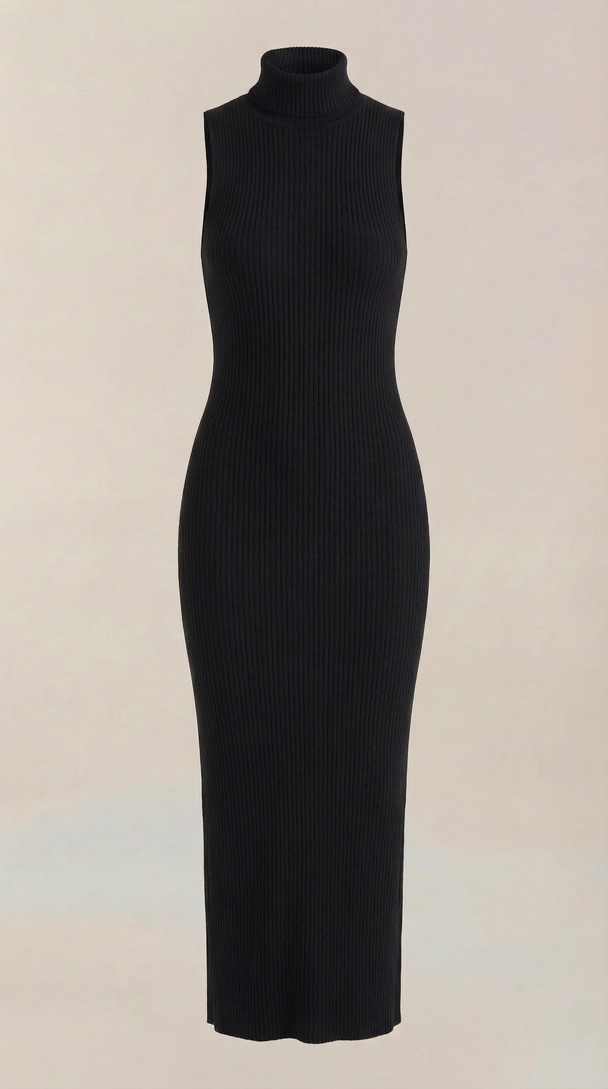 Sonia fitted high-neck midi dress