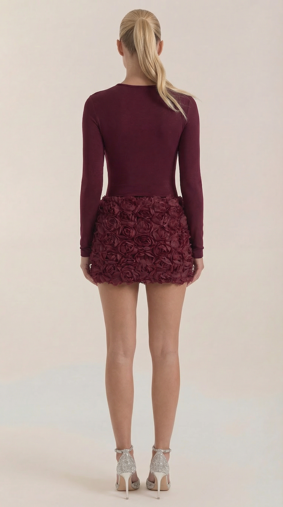 Tonya Floral Textured Mini Dress
