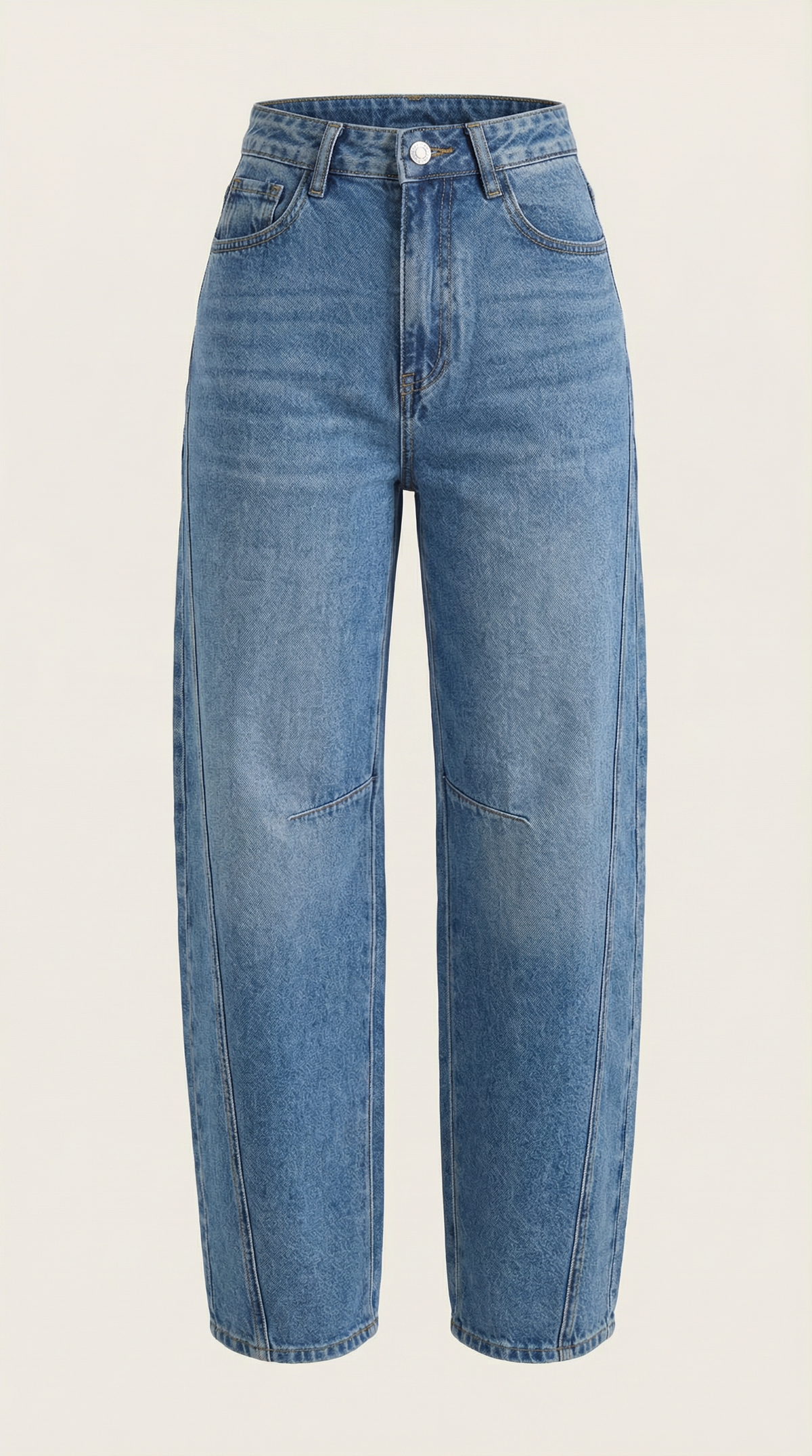 Vicki High-Waist Barrel Leg Jeans
