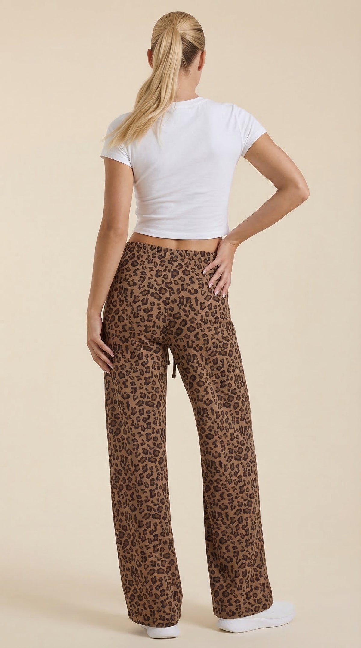 Cleo Pants - Leopard print