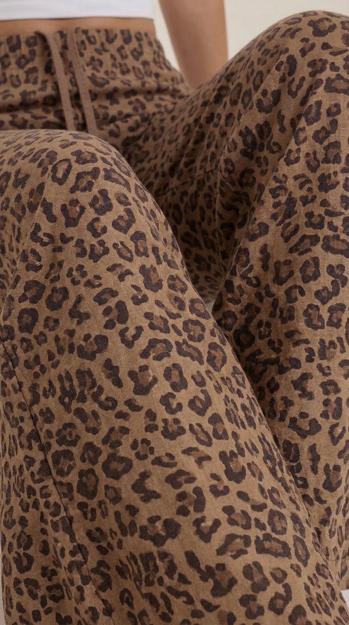 Cleo Pants - Leopard print