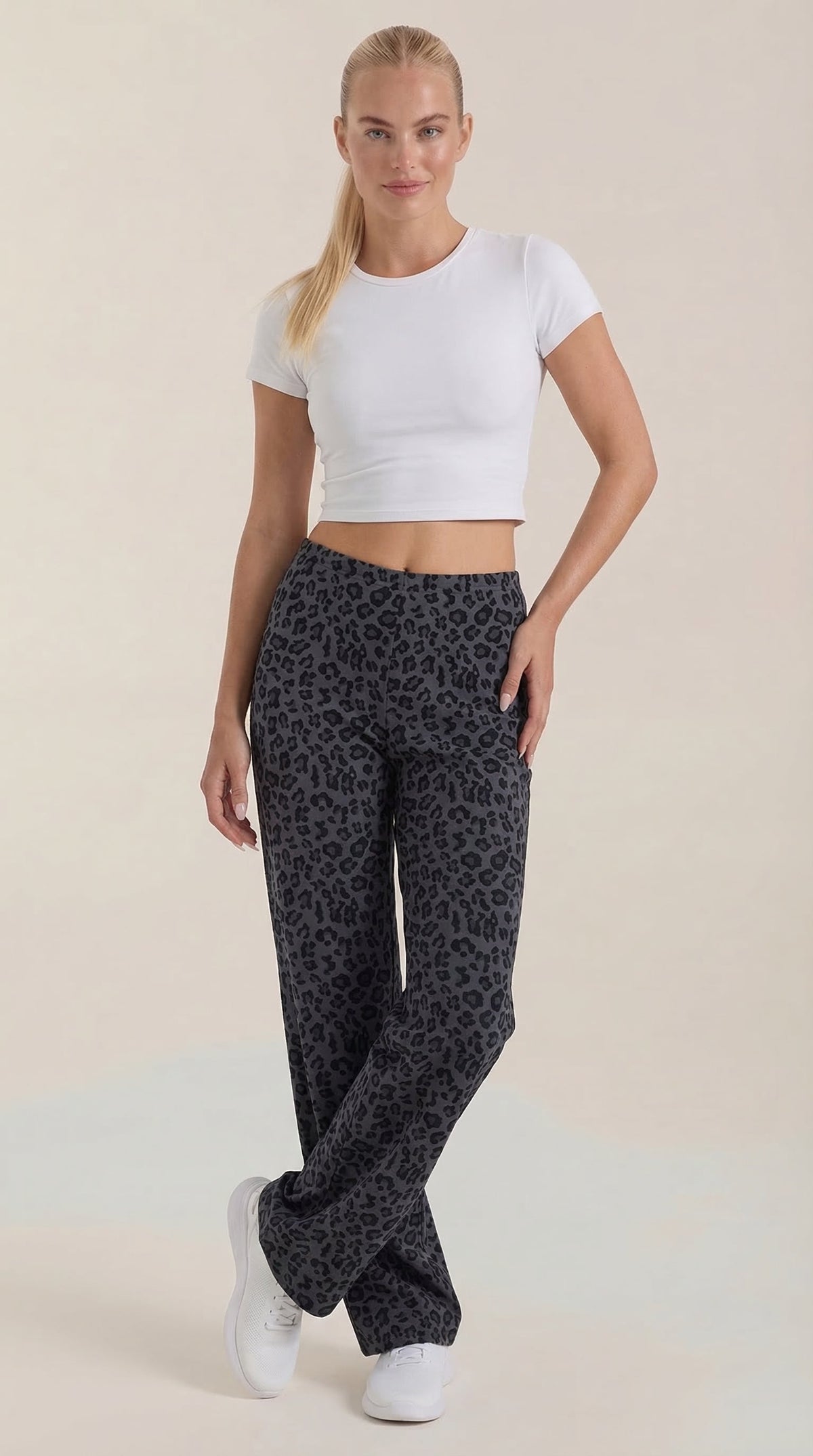 Cleo Pants - Leopard print