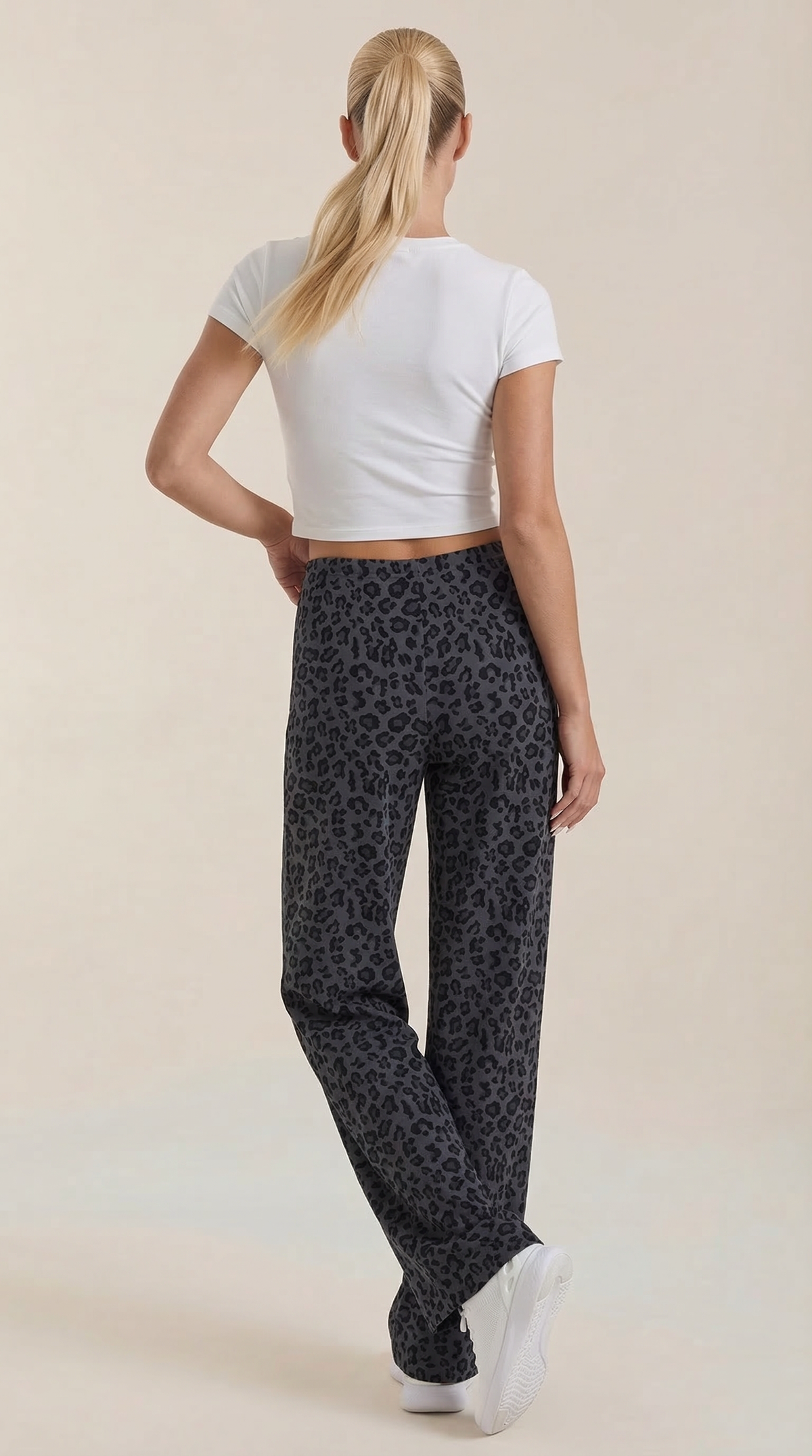 Cleo Pants - Leopard print