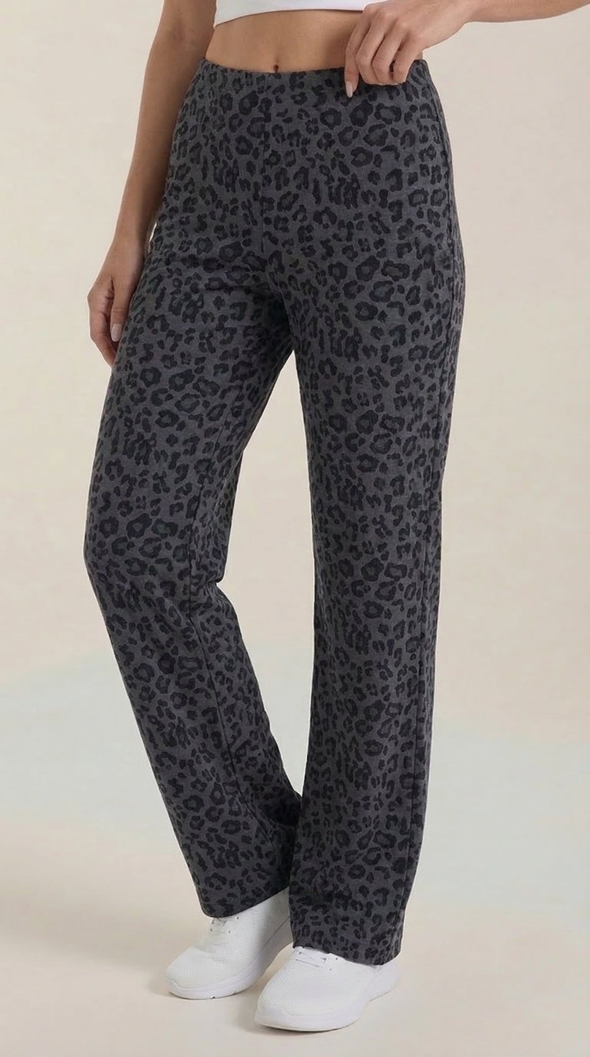 Cleo Pants - Leopard print