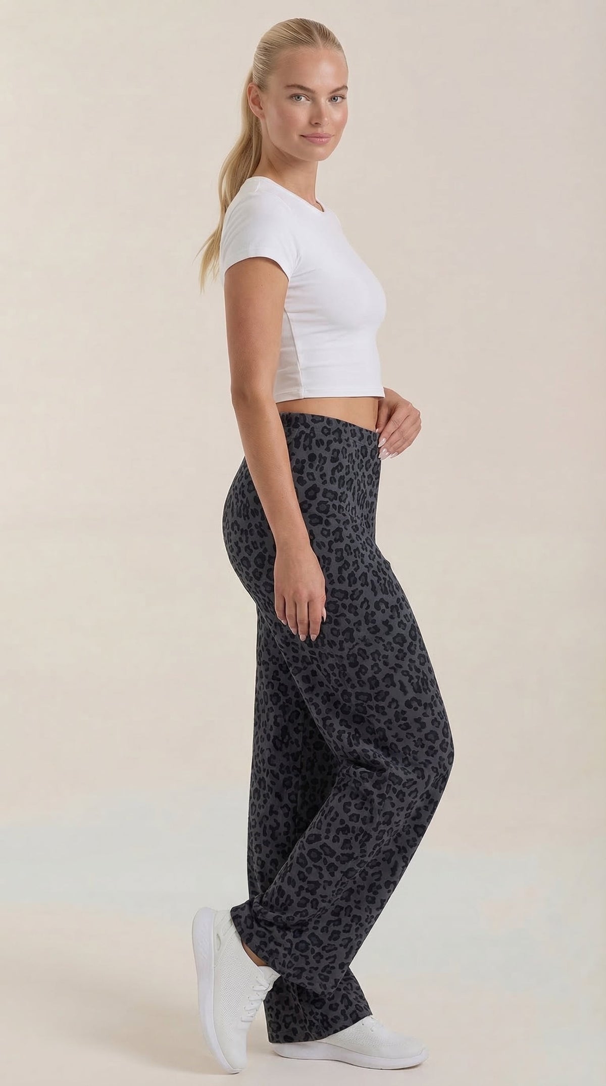 Cleo Pants - Leopard print