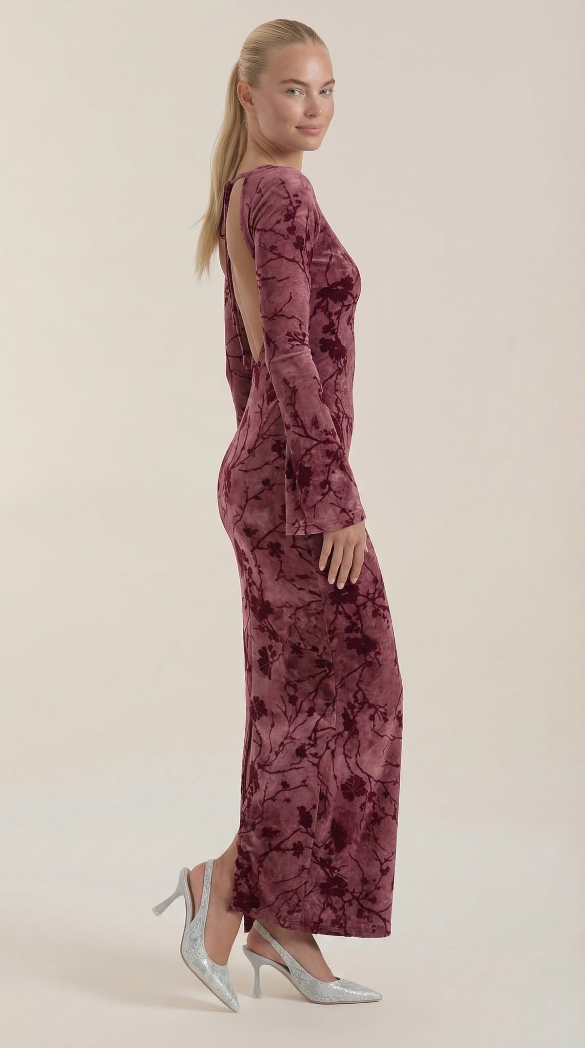 Colleen Long-Sleeve Maxi Dress