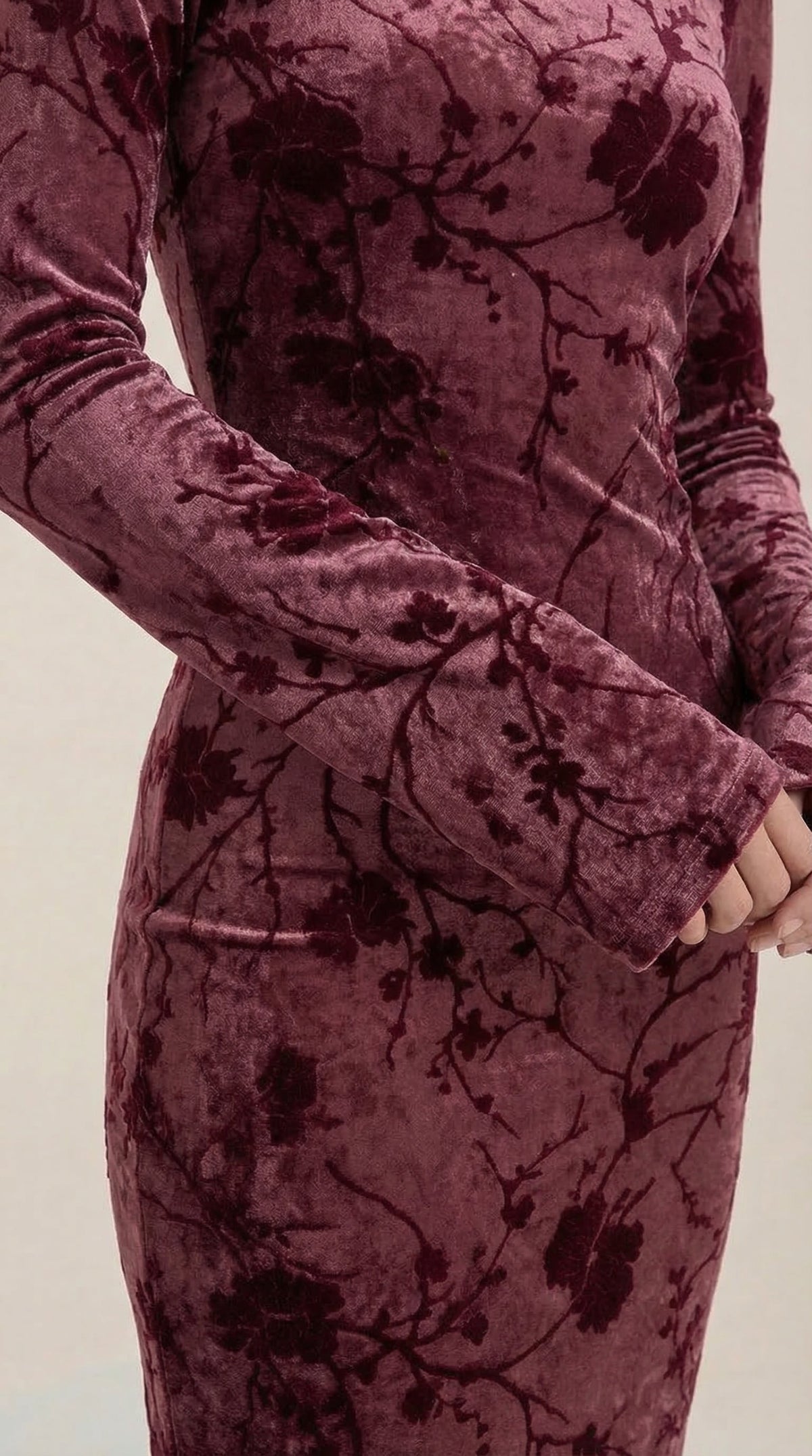 Colleen Long-Sleeve Maxi Dress