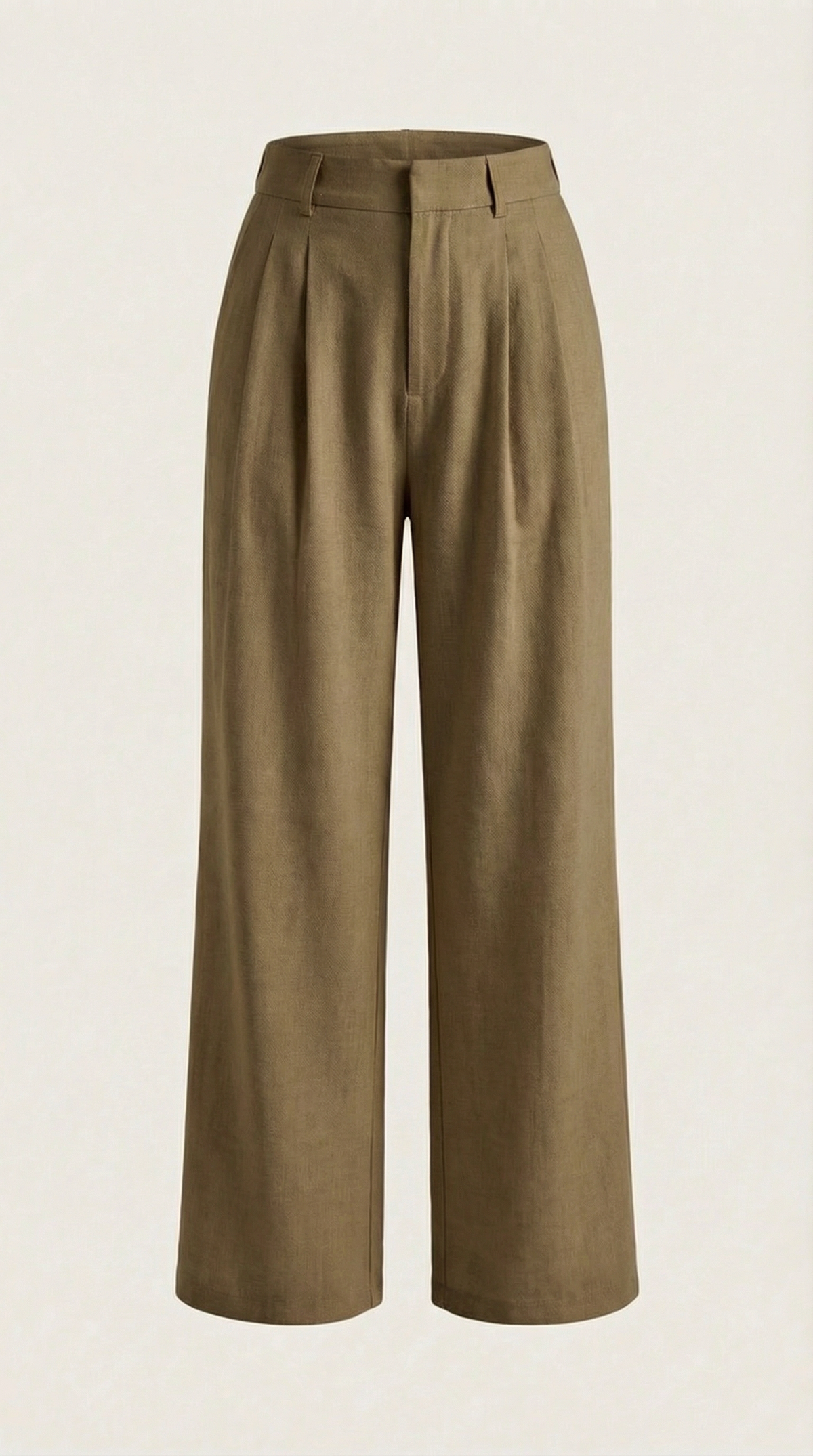 Courtney High-Waisted Pleated Trousers