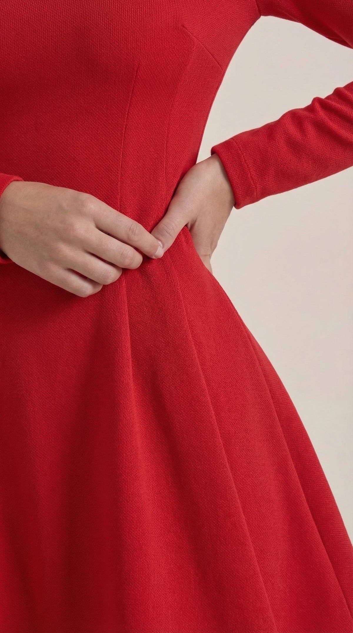 Ebony Long-Sleeve Mini Dress