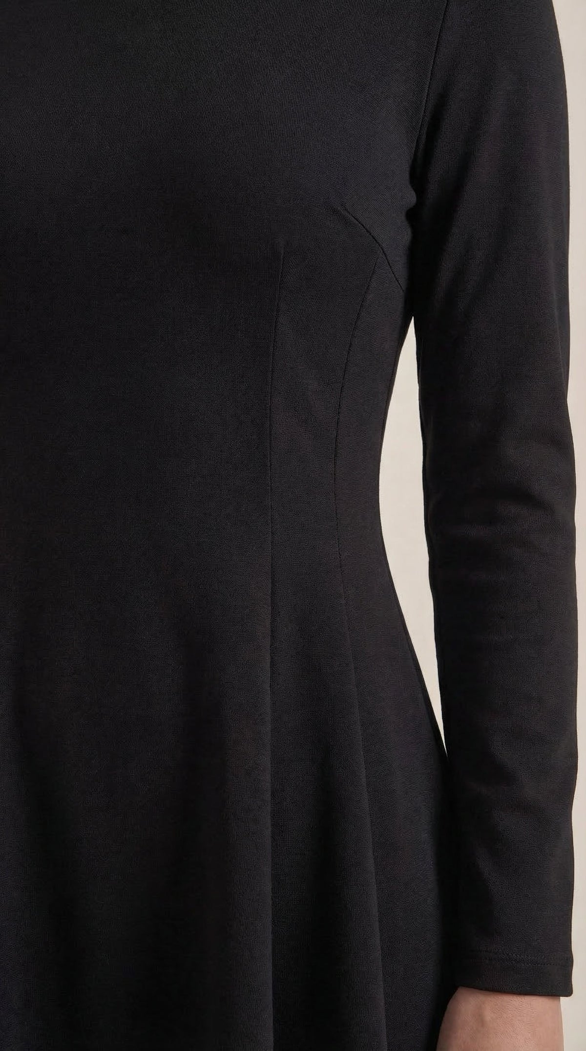 Ebony Long-Sleeve Mini Dress