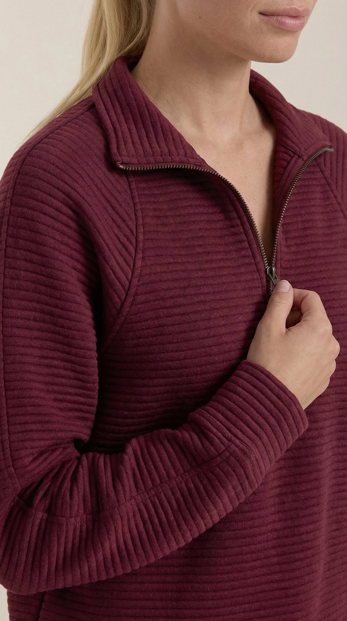 Melinda Polo Half-Zip Pullover