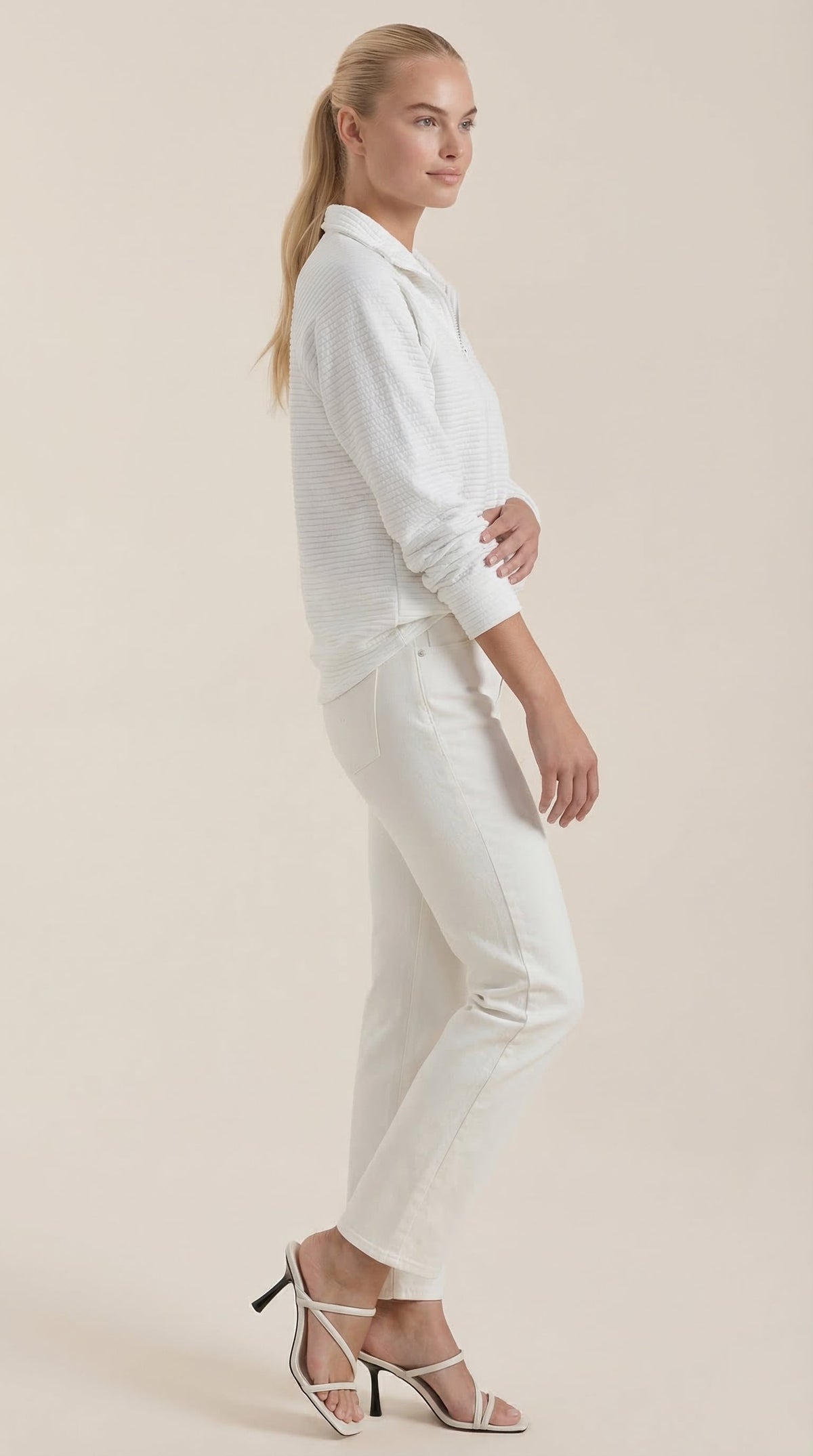 Melinda Polo Half-Zip Pullover