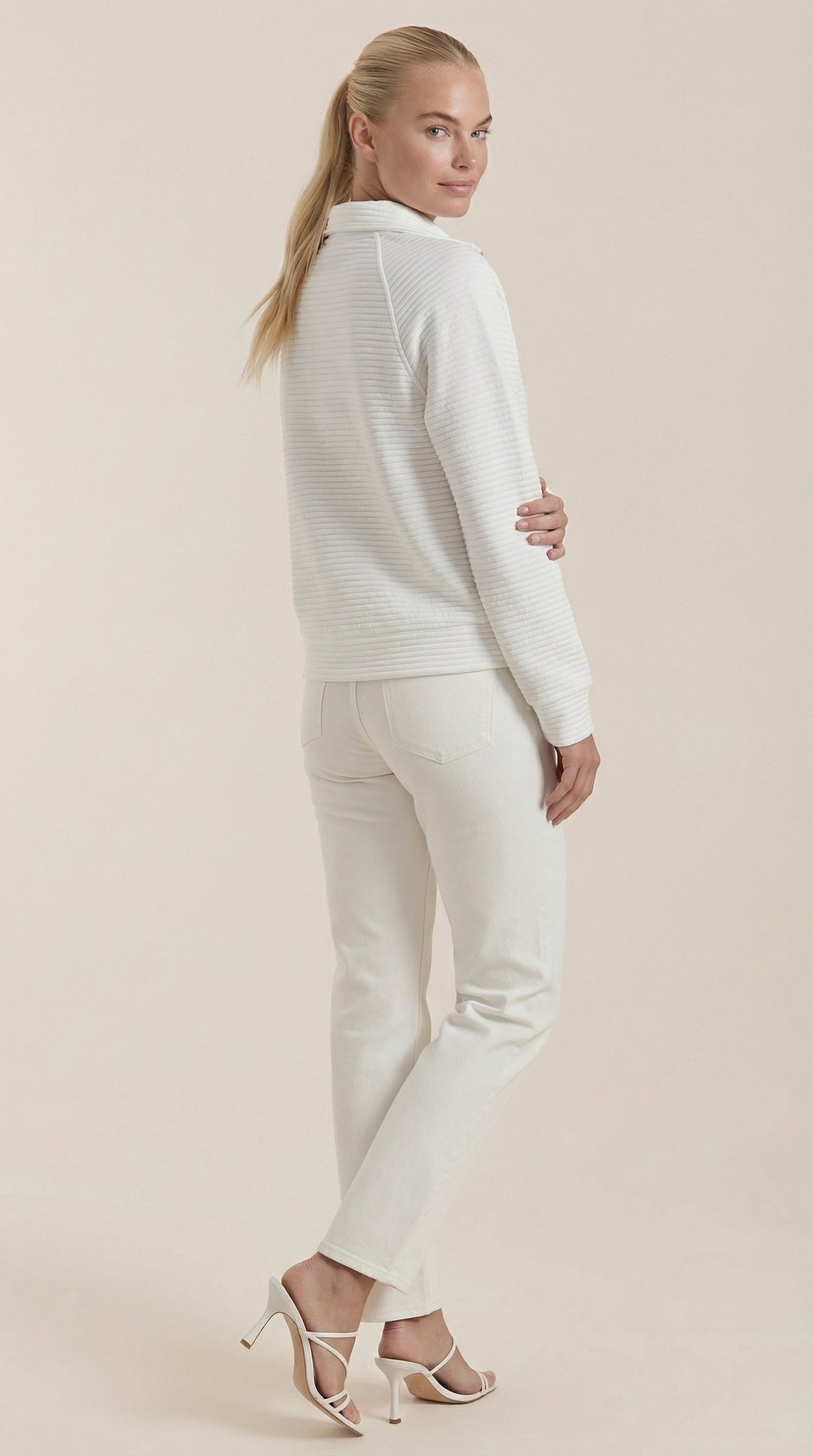 Melinda Polo Half-Zip Pullover